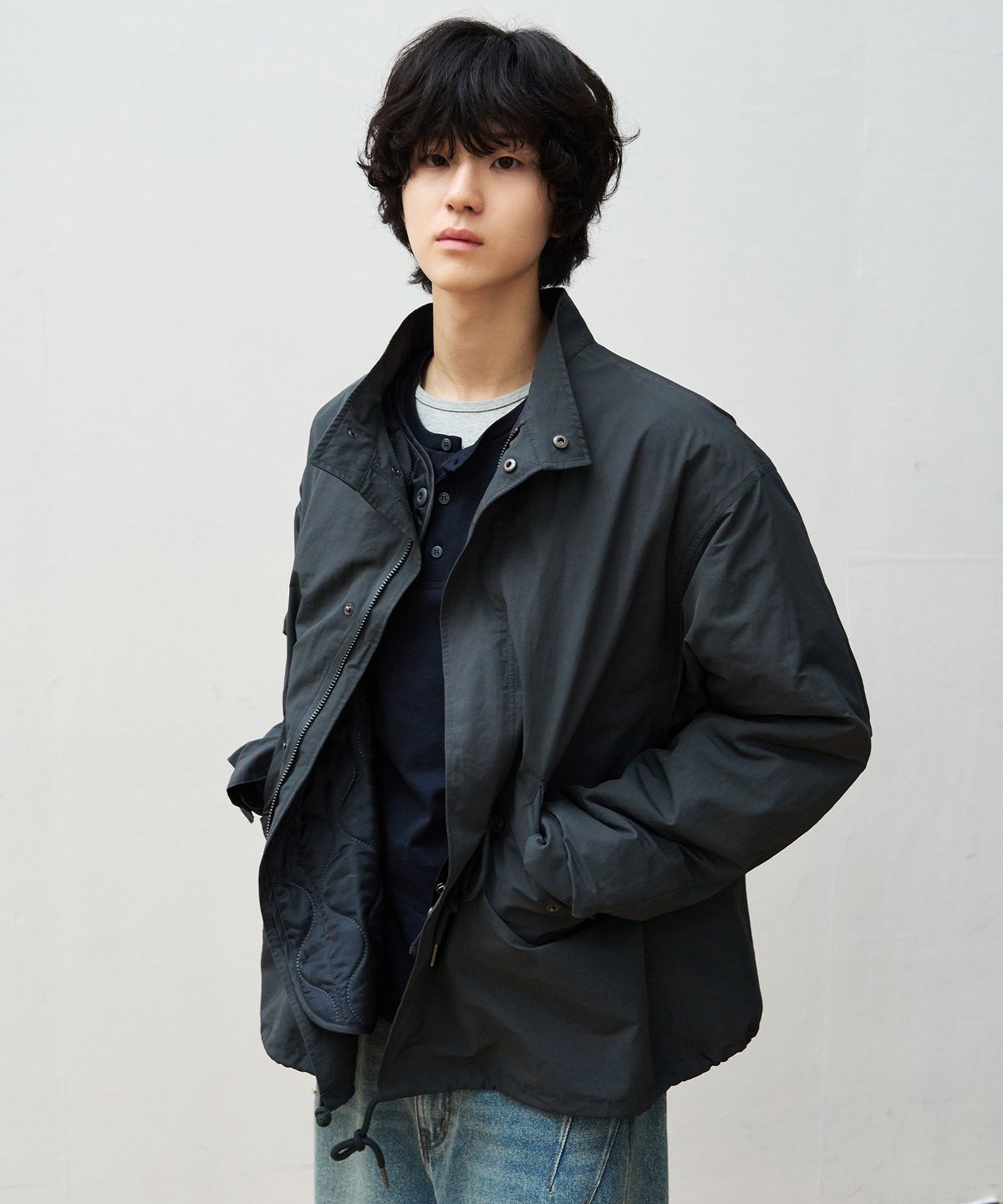 레더리(LEATHERY) M-65 오버 필드 자켓 [3COLOR]