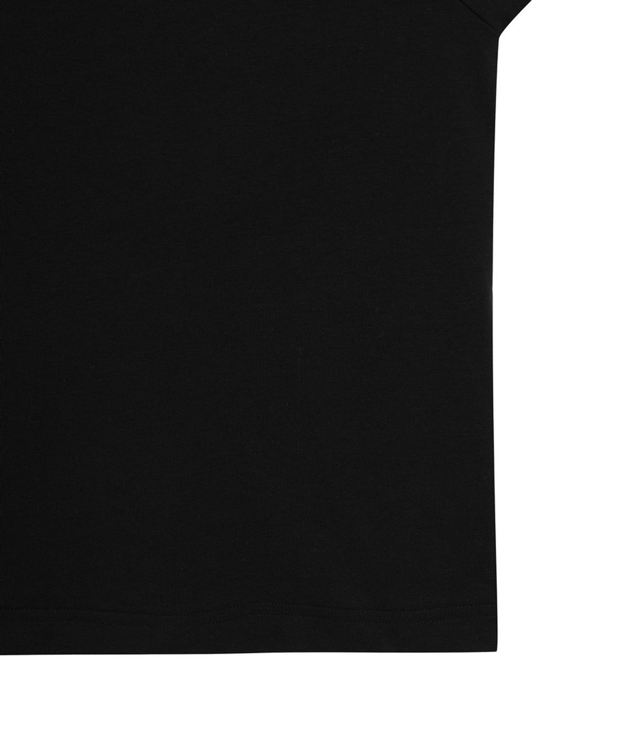 디스커버리 키즈(DISCOVERY KIDS) 키즈 7부 세미오버핏 긴팔티 (BLACK)