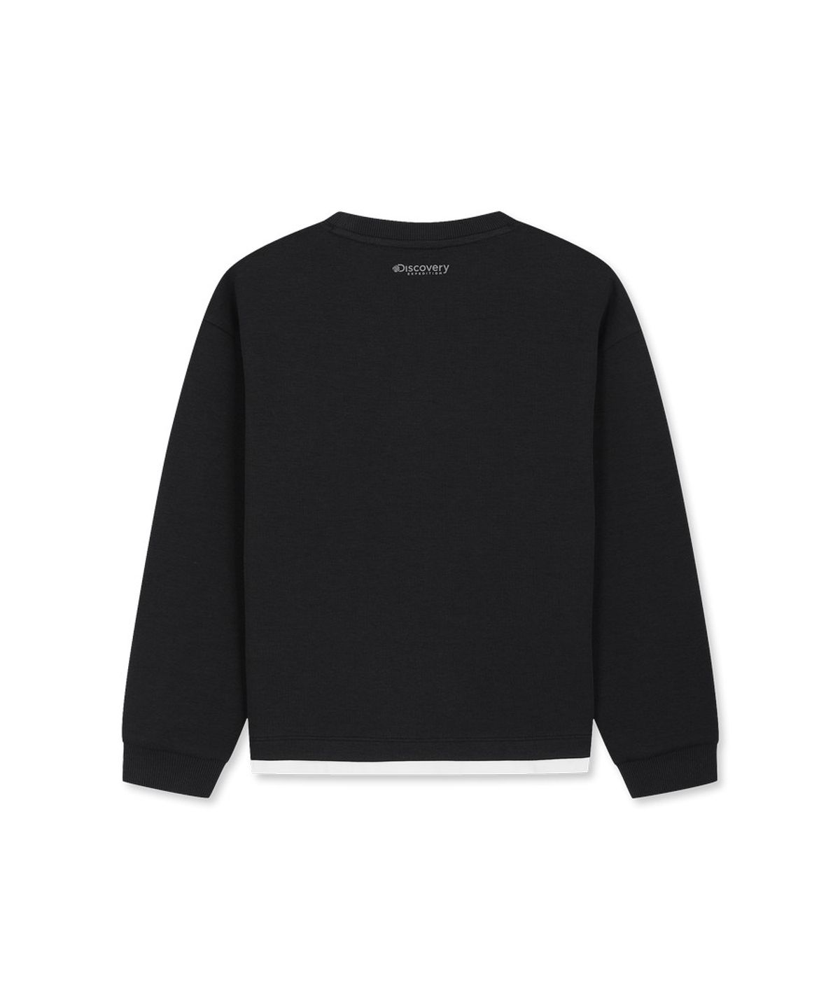 디스커버리 키즈(DISCOVERY KIDS) 키즈 그래픽 맨투맨-우븐팬츠 2SET (BLACK)