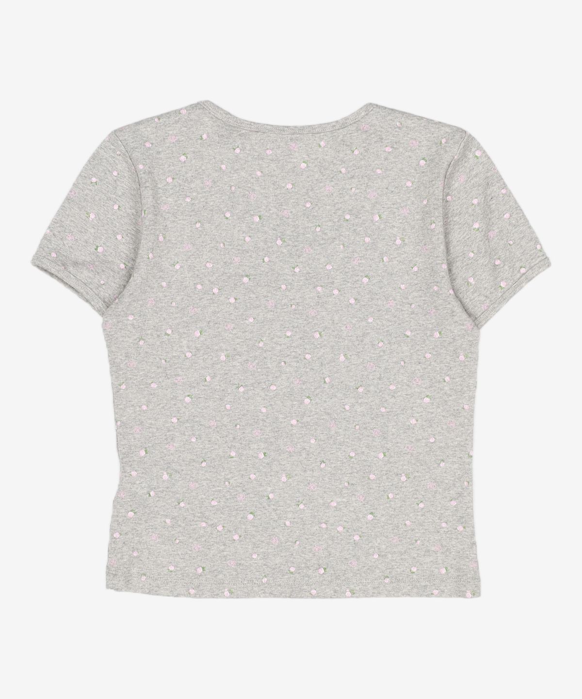 마리떼 프랑소와 저버(MARITHÉ + FRANҪOIS GIRBAUD) W FLOWER SHORT SLEEVE TEE melange gray M