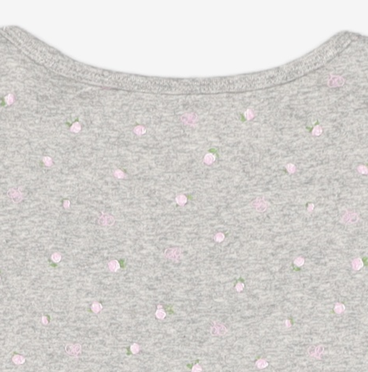 마리떼 프랑소와 저버(MARITHÉ + FRANҪOIS GIRBAUD) W FLOWER SHORT SLEEVE TEE melange gray M