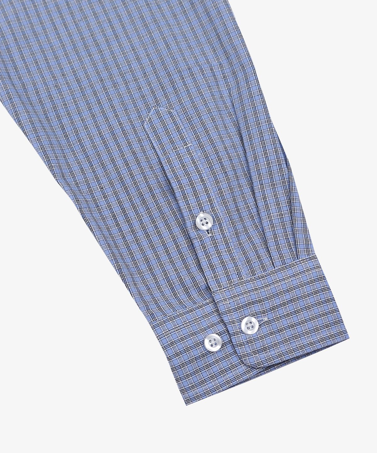 오우사(OWSA) 라이트 마이크로 크롭 체크 셔츠 - 소라