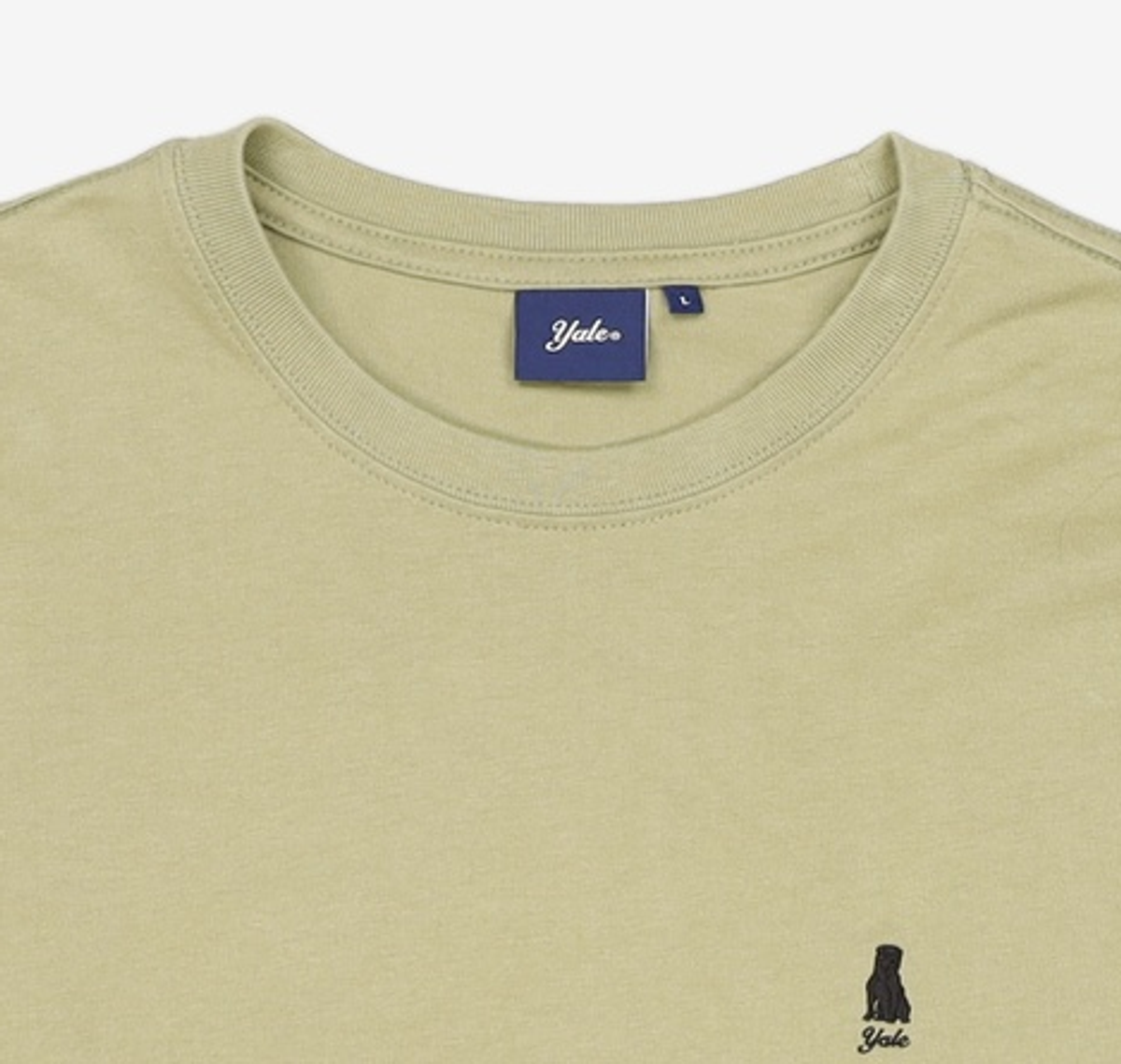 예일(YALE) HERITAGE DAN T-SHIRT VTG KHAKI L