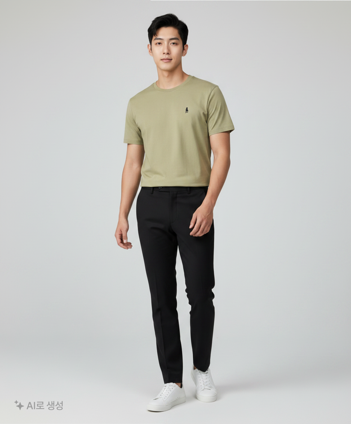 예일(YALE) HERITAGE DAN T-SHIRT VTG KHAKI L