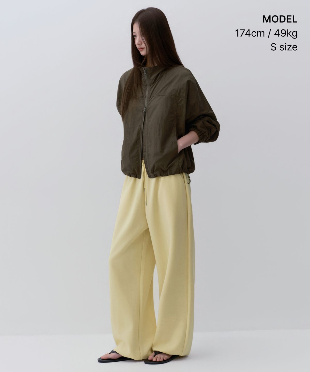 무신사 스탠다드 우먼(MUSINSA STANDARD WOMAN) 우먼즈 저지 벌룬 조거 팬츠 [버터]