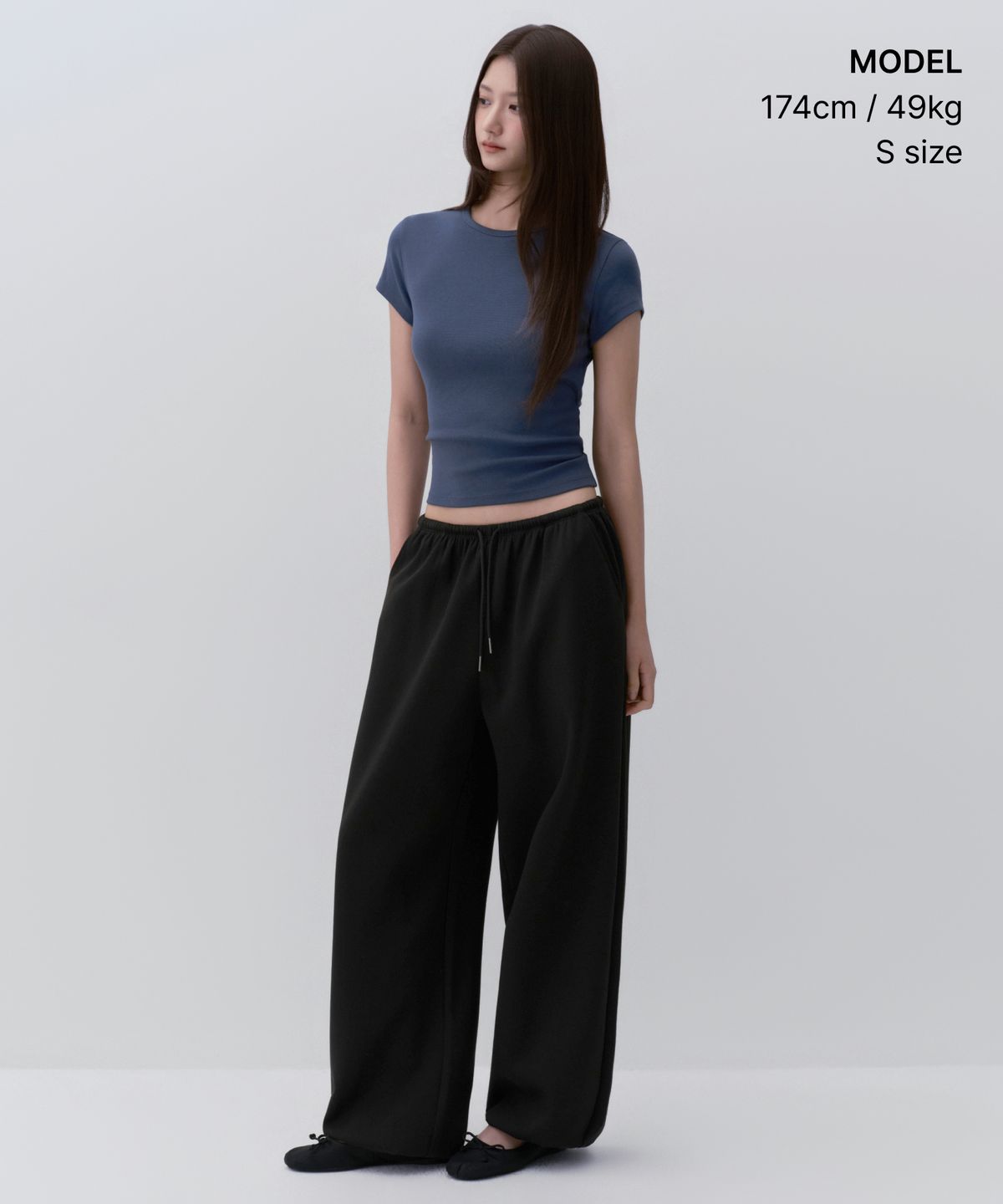 무신사 스탠다드 우먼(MUSINSA STANDARD WOMAN) 우먼즈 저지 벌룬 조거 팬츠 [블랙]