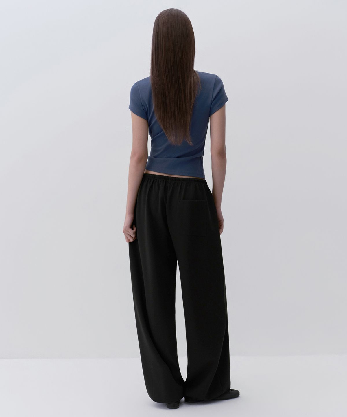 무신사 스탠다드 우먼(MUSINSA STANDARD WOMAN) 우먼즈 저지 벌룬 조거 팬츠 [블랙]