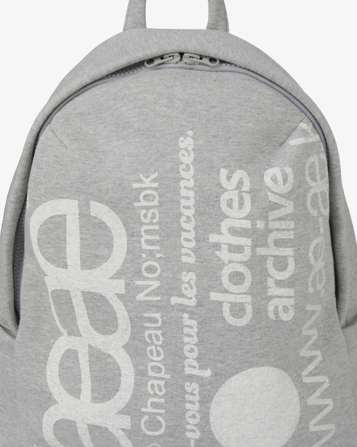 에이이에이이(AEAE) WEB LOGO BACKPACK [GREY]