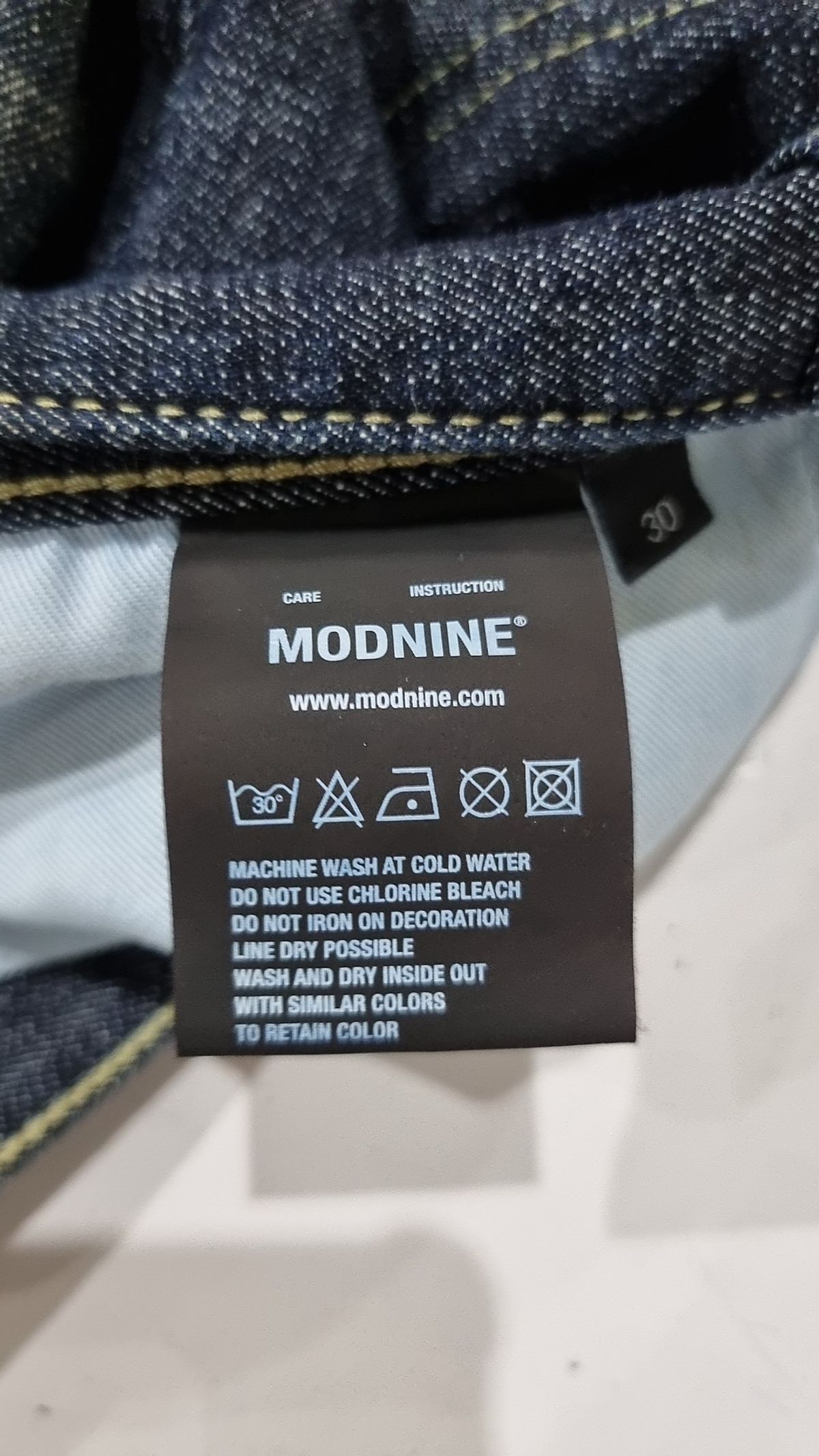모드나인(MODNINE) 청/데님 팬츠 30