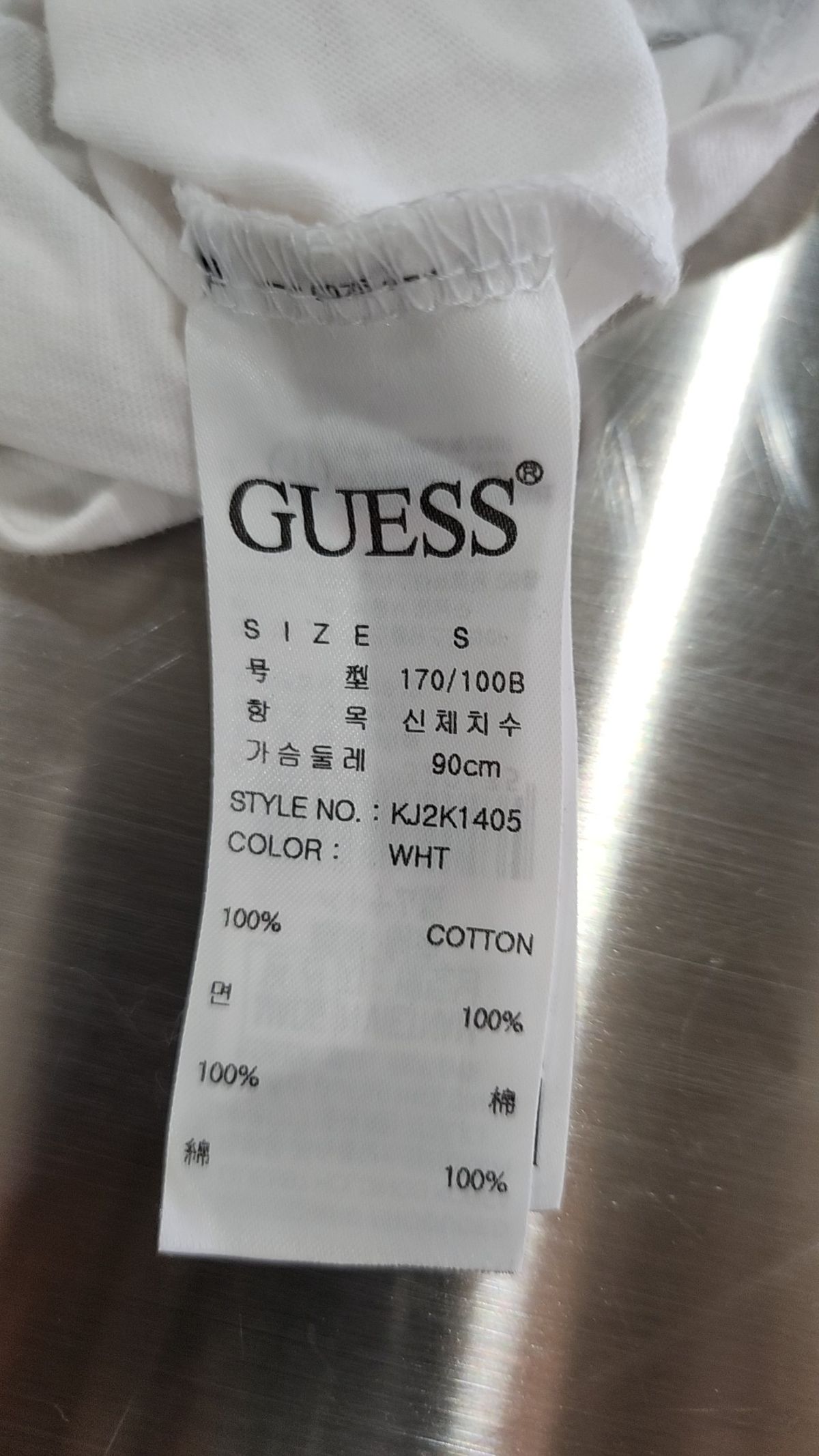 게스(GUESS) 반소매 티셔츠 S