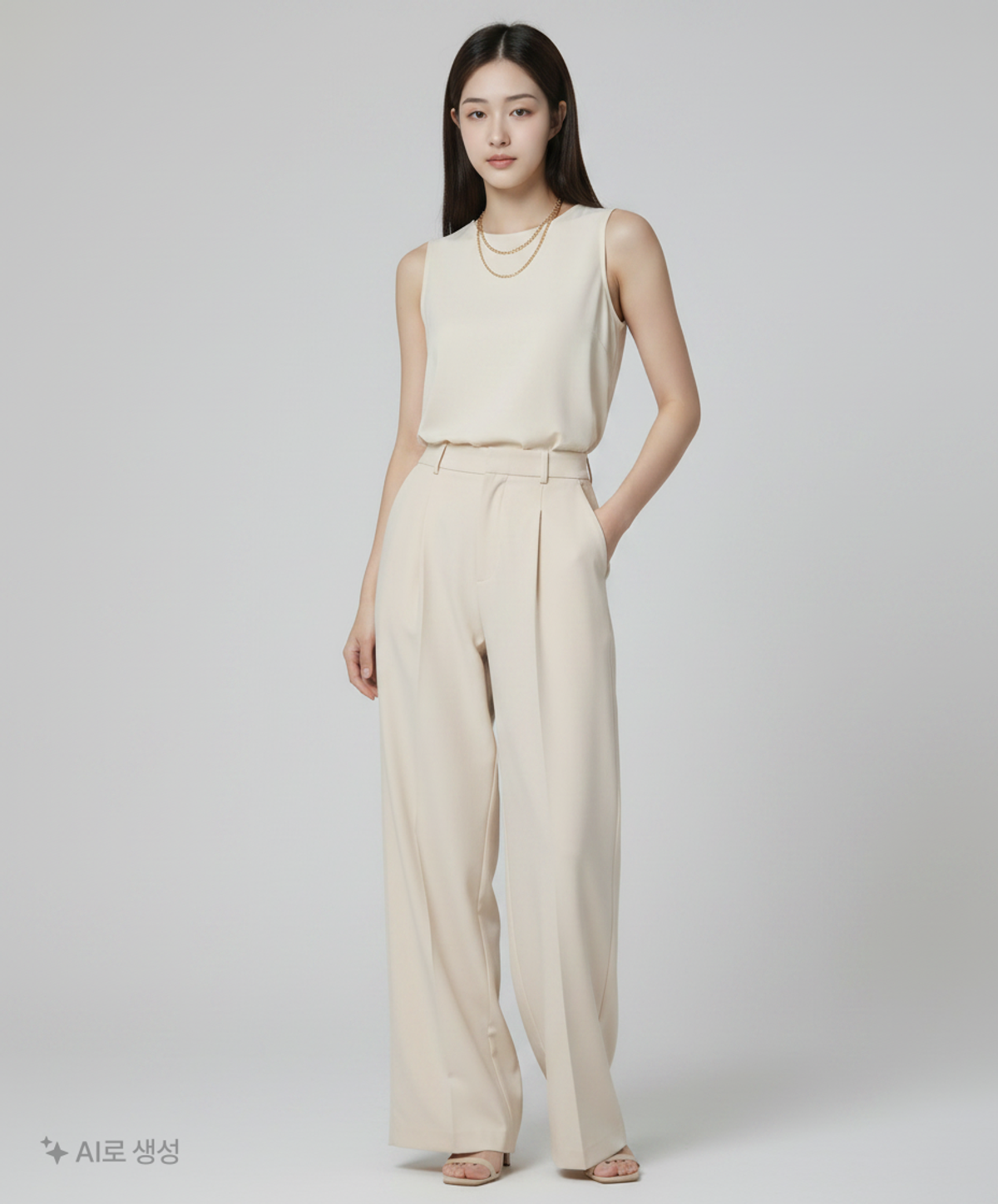 미쏘(MIXXO) 슈트 팬츠/슬랙스 24 (155/62A)