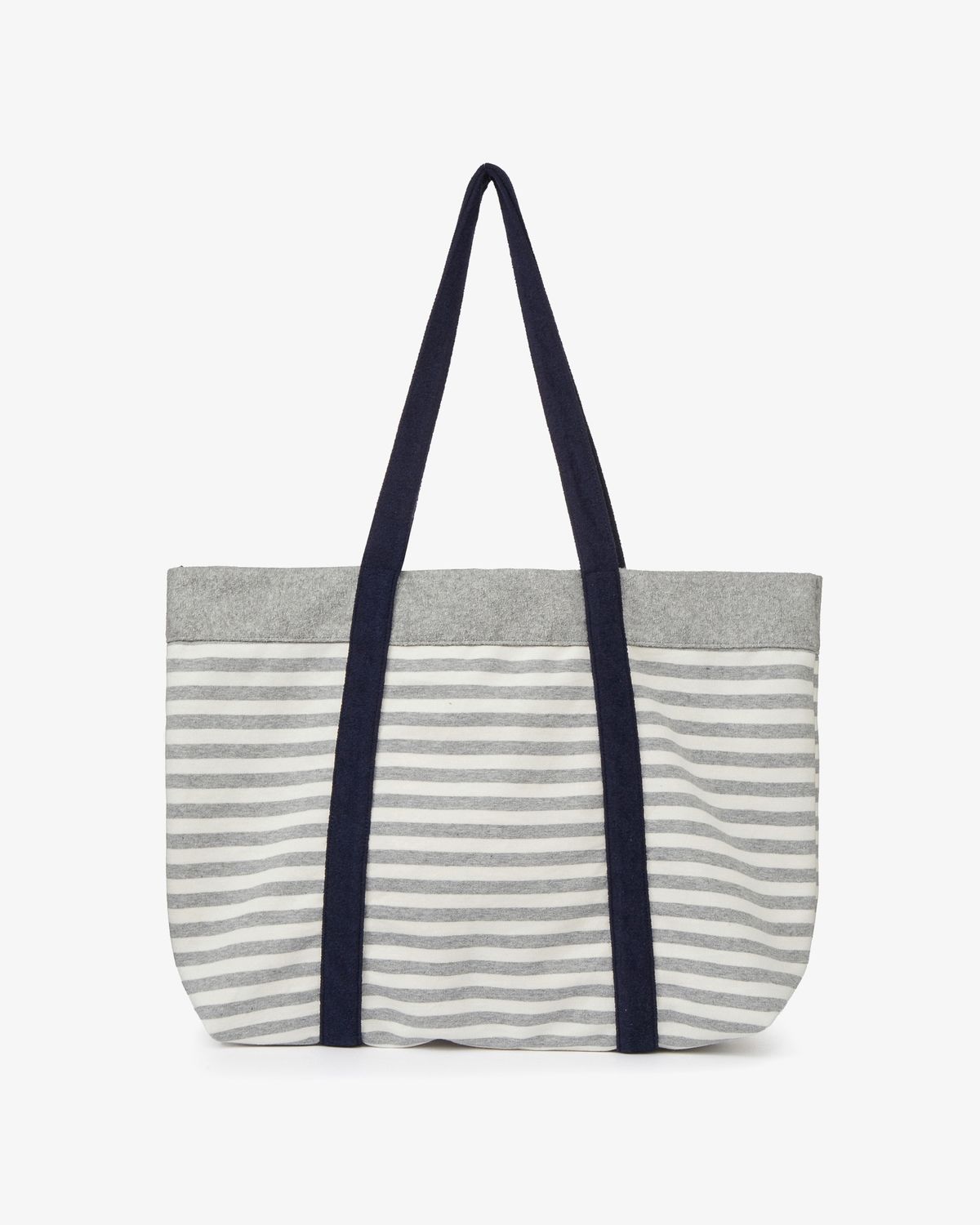 에이이에이이(AEAE) STRIPE BIG TOTE BAG [GREY]