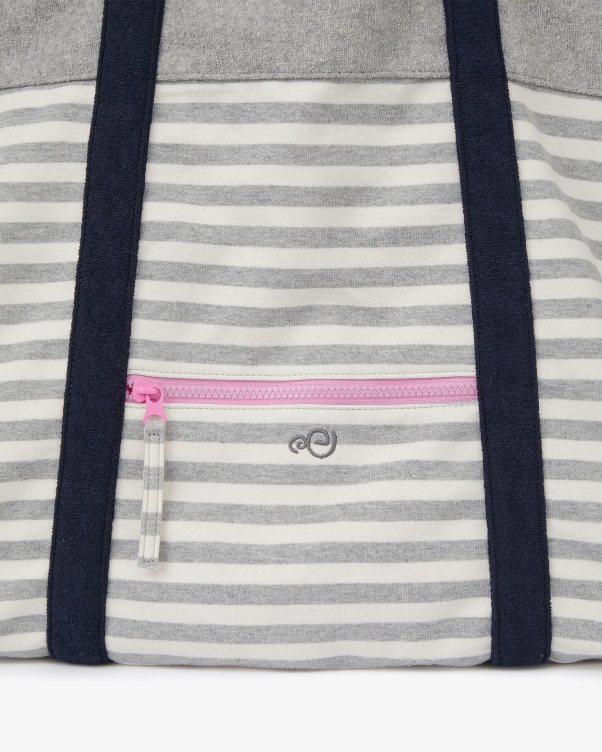에이이에이이(AEAE) STRIPE BIG TOTE BAG [GREY]