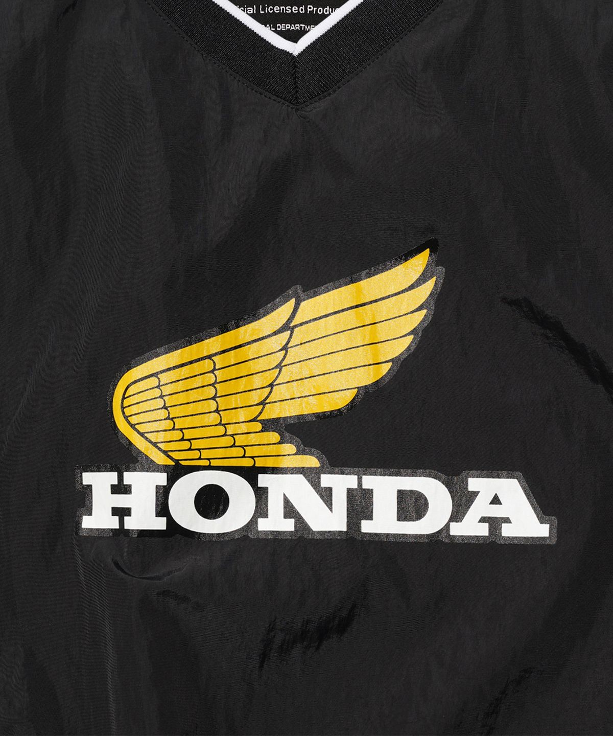 핍스 모터사이클(PHYPS MOTORCYCLE) [김간지 X 핍스 모터사이클] Vintage Logo Speed Track Nylon Long Sleeve Black