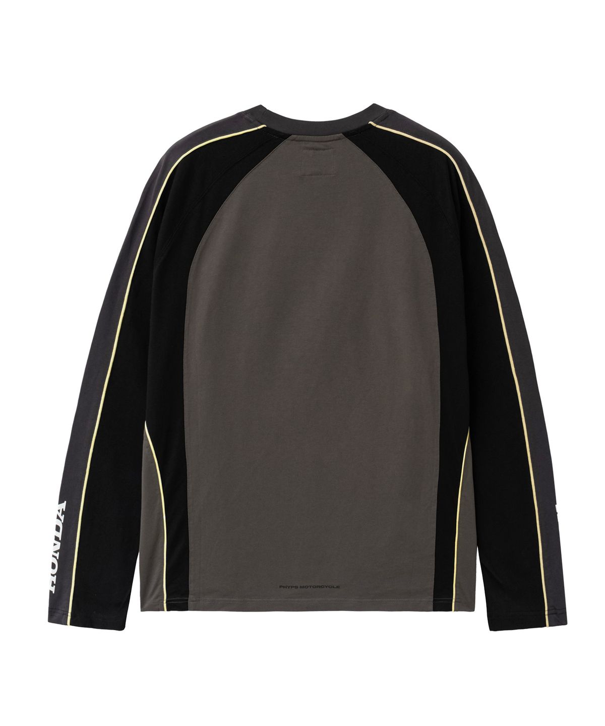 핍스 모터사이클(PHYPS MOTORCYCLE) Vintage Wing Logo Color Block Jersey Gray