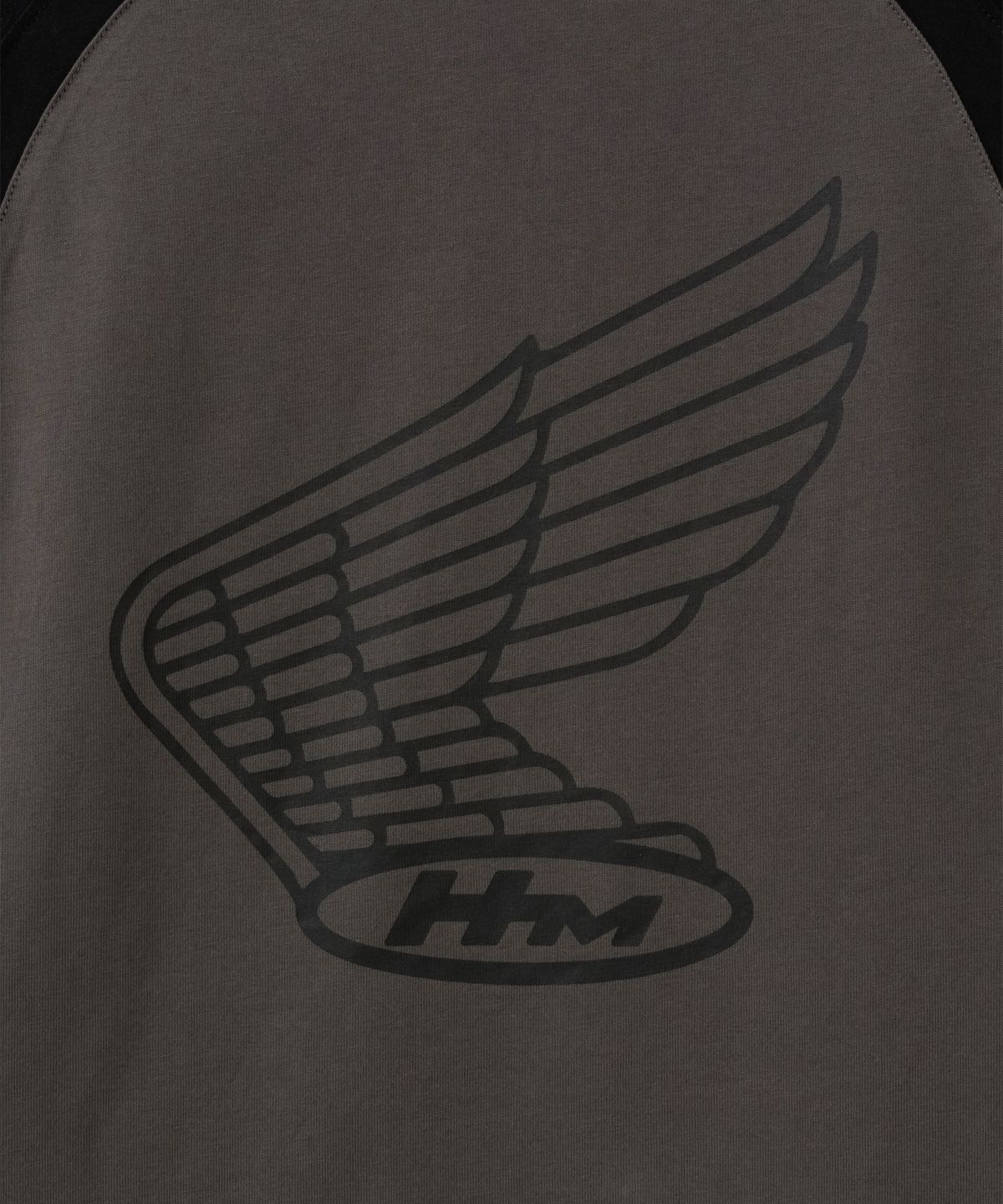 핍스 모터사이클(PHYPS MOTORCYCLE) Vintage Wing Logo Color Block Jersey Gray