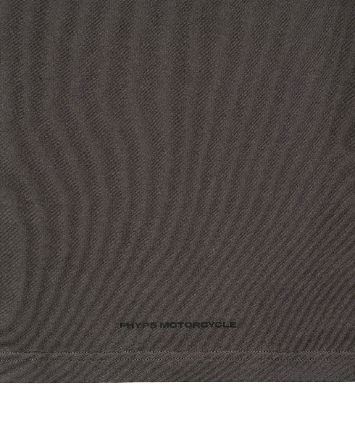 핍스 모터사이클(PHYPS MOTORCYCLE) Vintage Wing Logo Color Block Jersey Gray