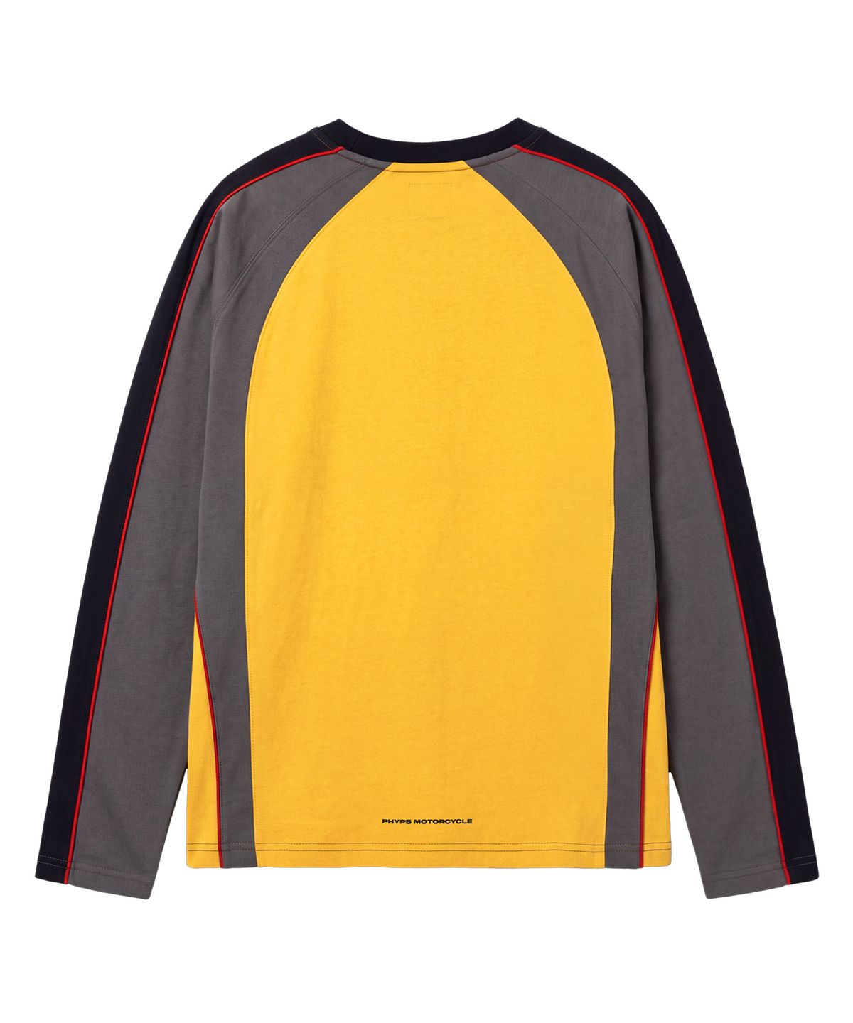 핍스 모터사이클(PHYPS MOTORCYCLE) Vintage Wing Logo Color Block Jersey Yellow
