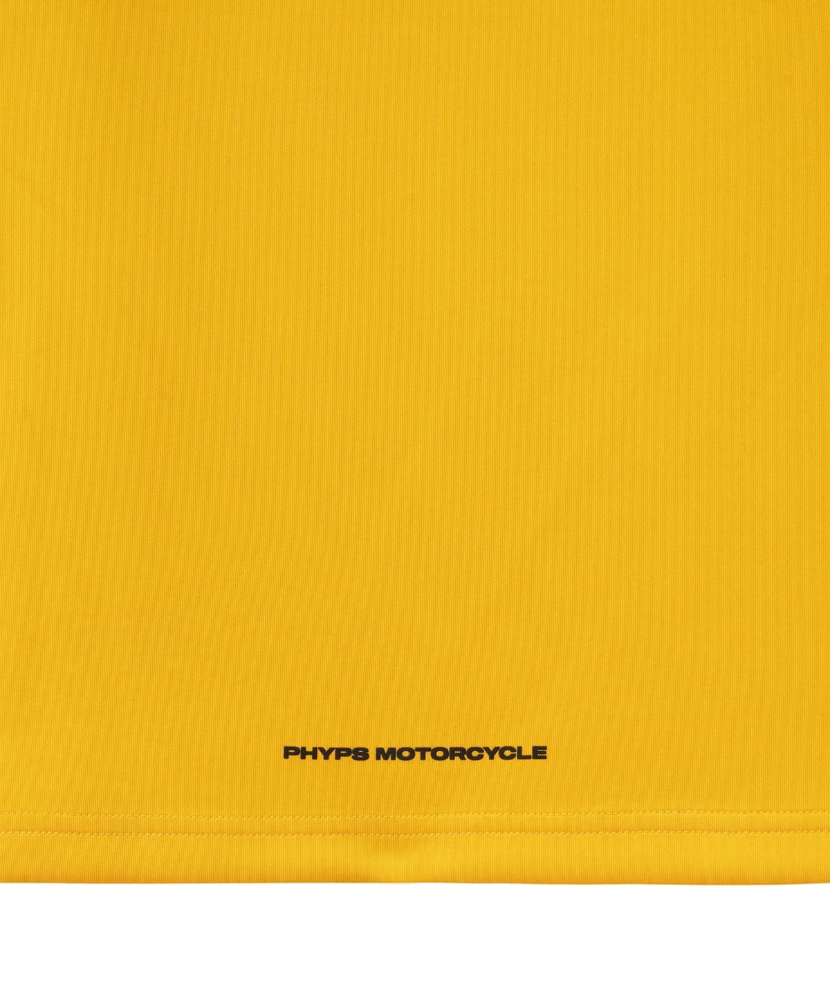 핍스 모터사이클(PHYPS MOTORCYCLE) Vintage Wing Logo Color Block Jersey Yellow