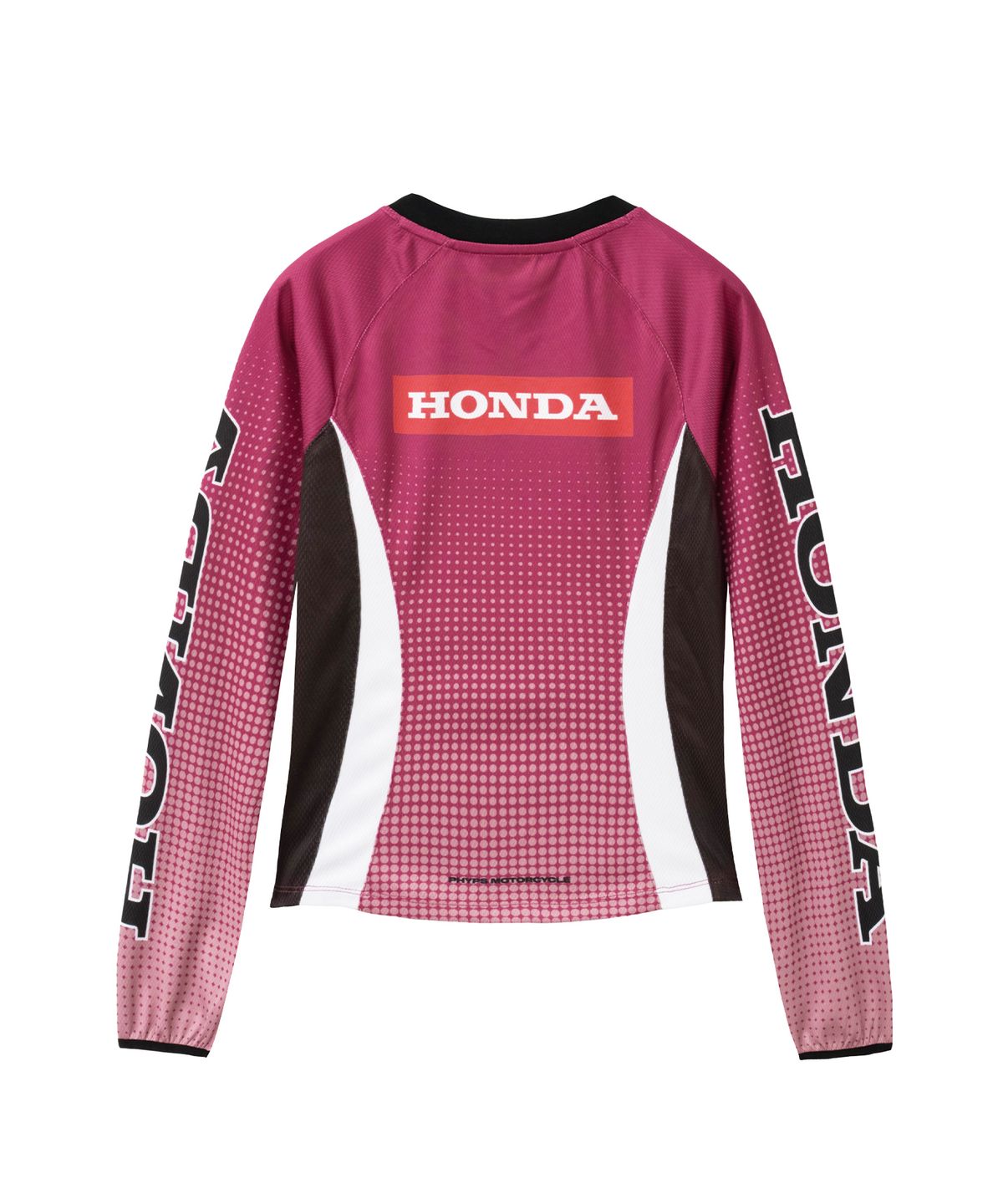 핍스 모터사이클(PHYPS MOTORCYCLE) Women Wappen Graphic Motorcycle Jersey Pink