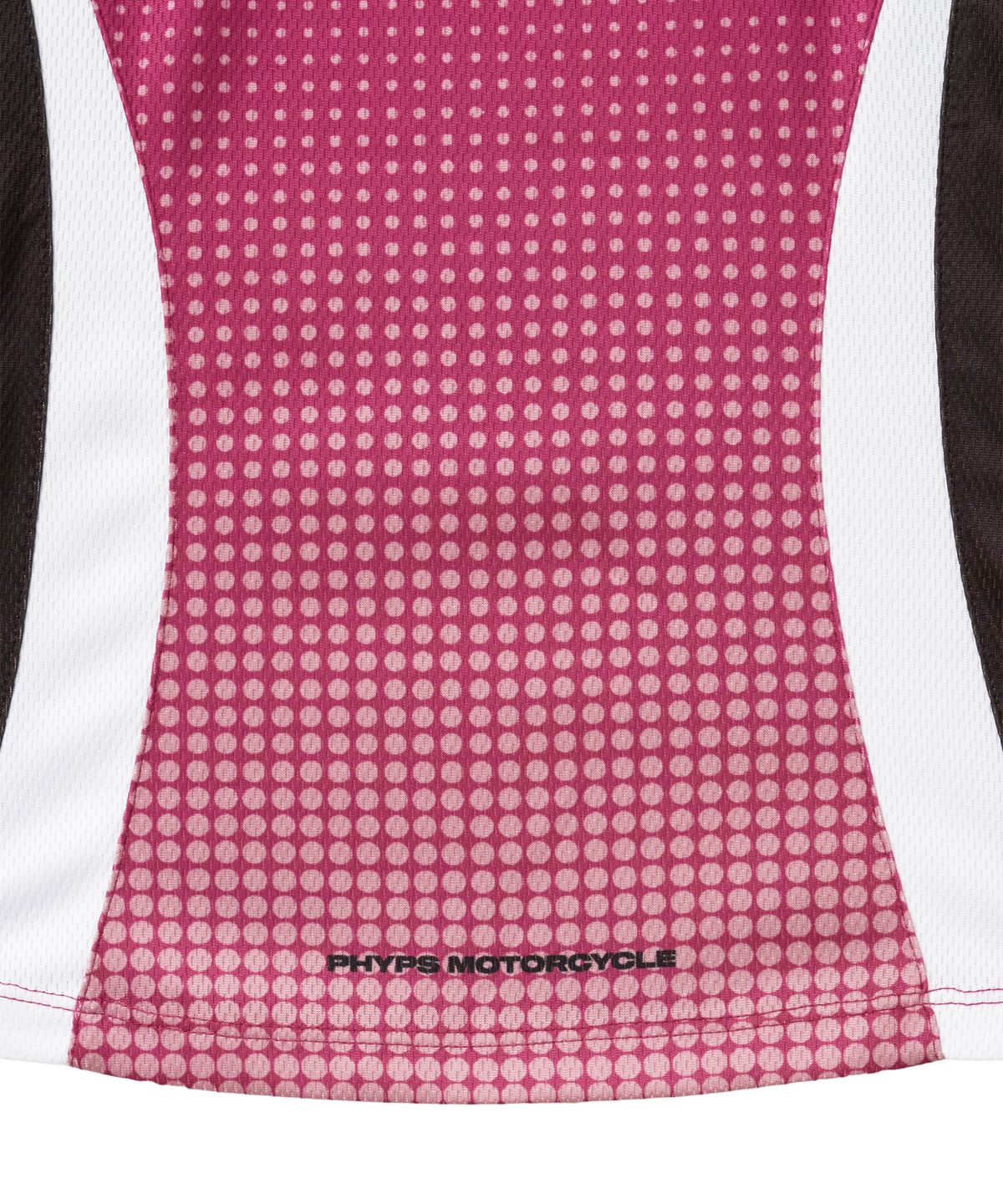 핍스 모터사이클(PHYPS MOTORCYCLE) Women Wappen Graphic Motorcycle Jersey Pink
