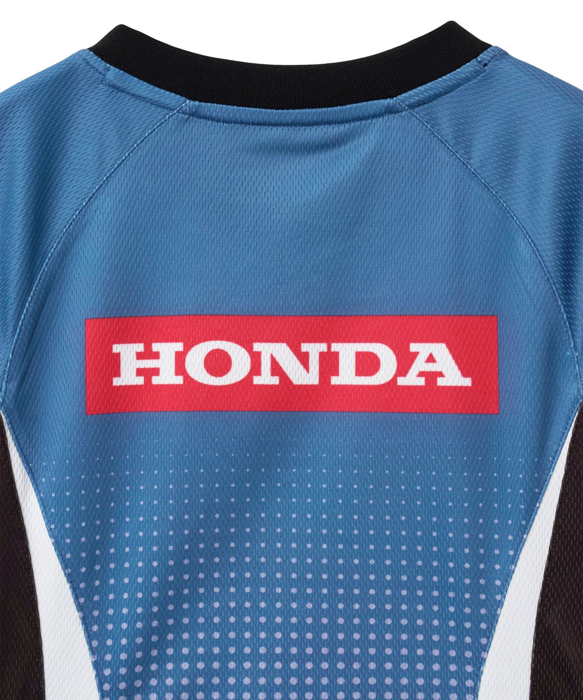 핍스 모터사이클(PHYPS MOTORCYCLE) Women Wappen Graphic Motorcycle Jersey Blue