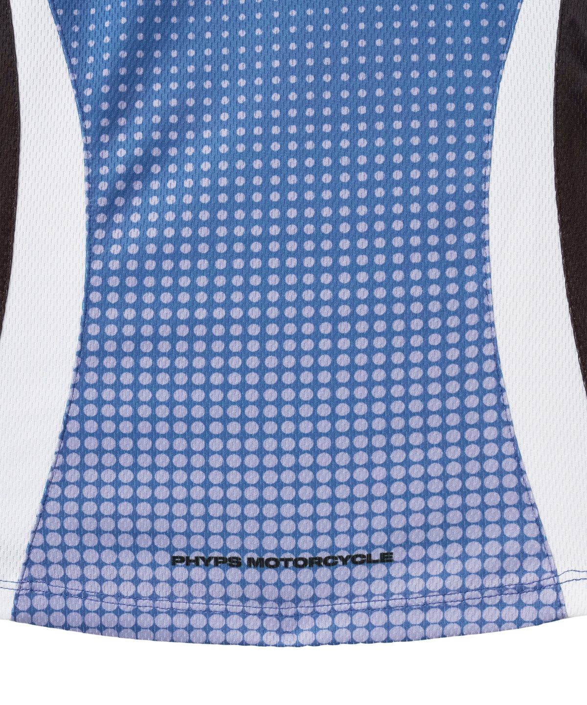 핍스 모터사이클(PHYPS MOTORCYCLE) Women Wappen Graphic Motorcycle Jersey Blue