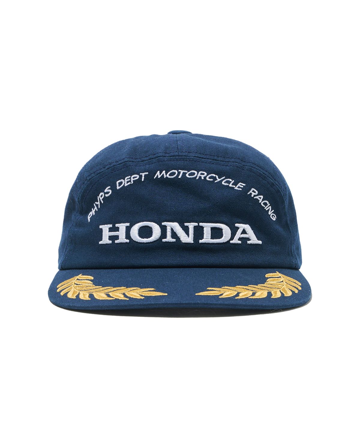 핍스 모터사이클(PHYPS MOTORCYCLE) [김간지 X 핍스 모터사이클] Laurel Tree Trucker Cap Navy