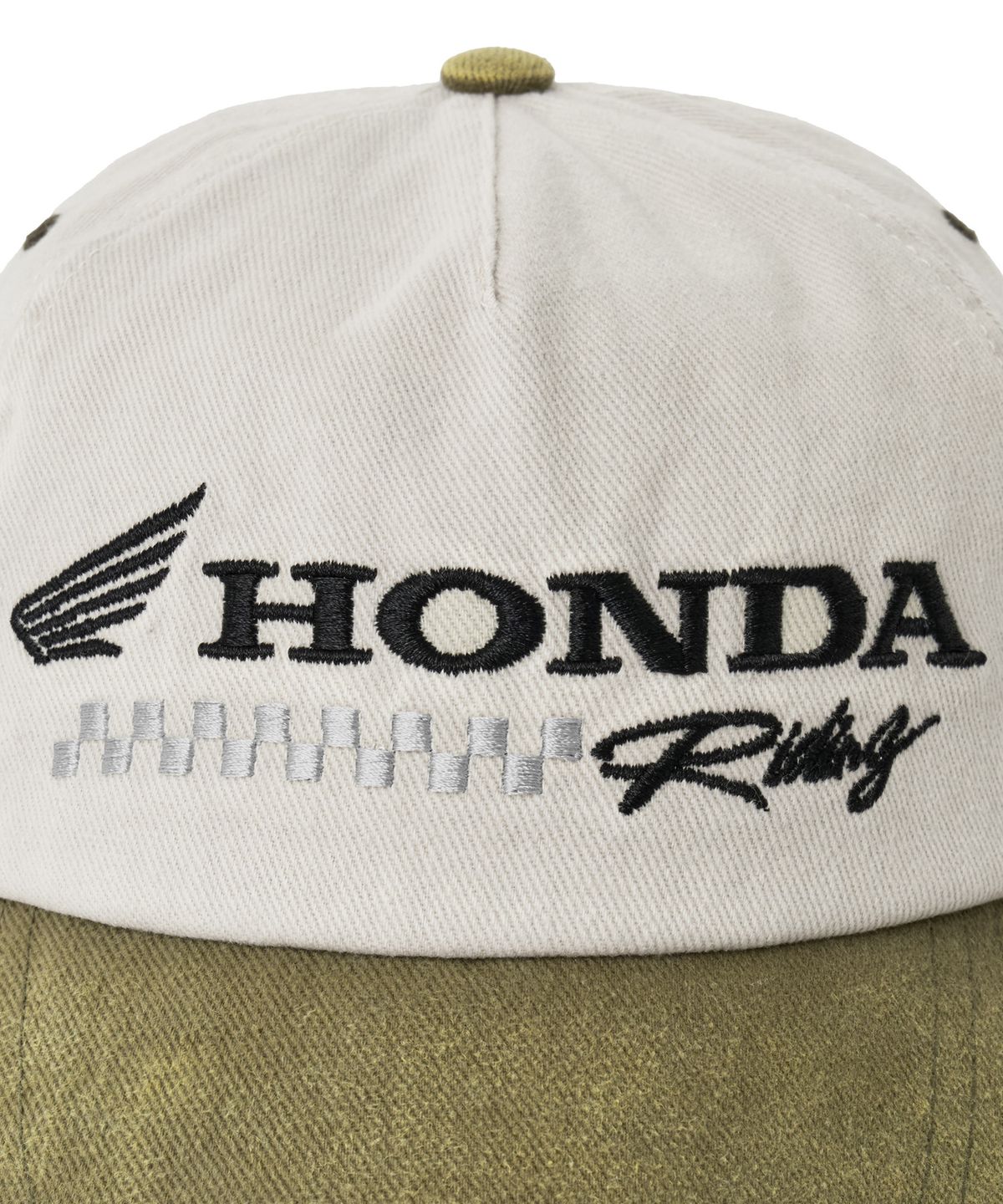 핍스 모터사이클(PHYPS MOTORCYCLE) Washed Vintage Racing Cap Ivory