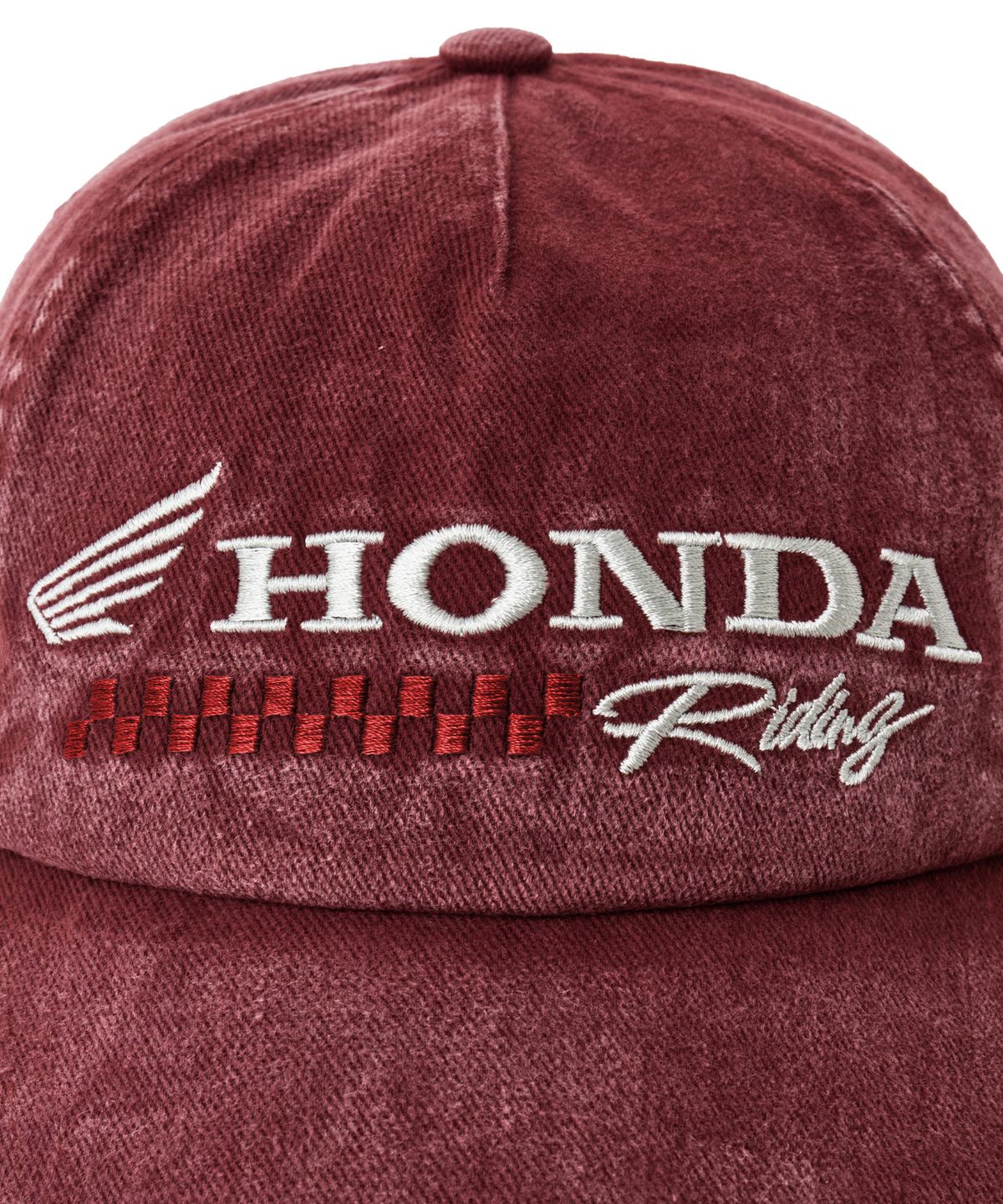 핍스 모터사이클(PHYPS MOTORCYCLE) Washed Vintage Racing Cap Burgundy