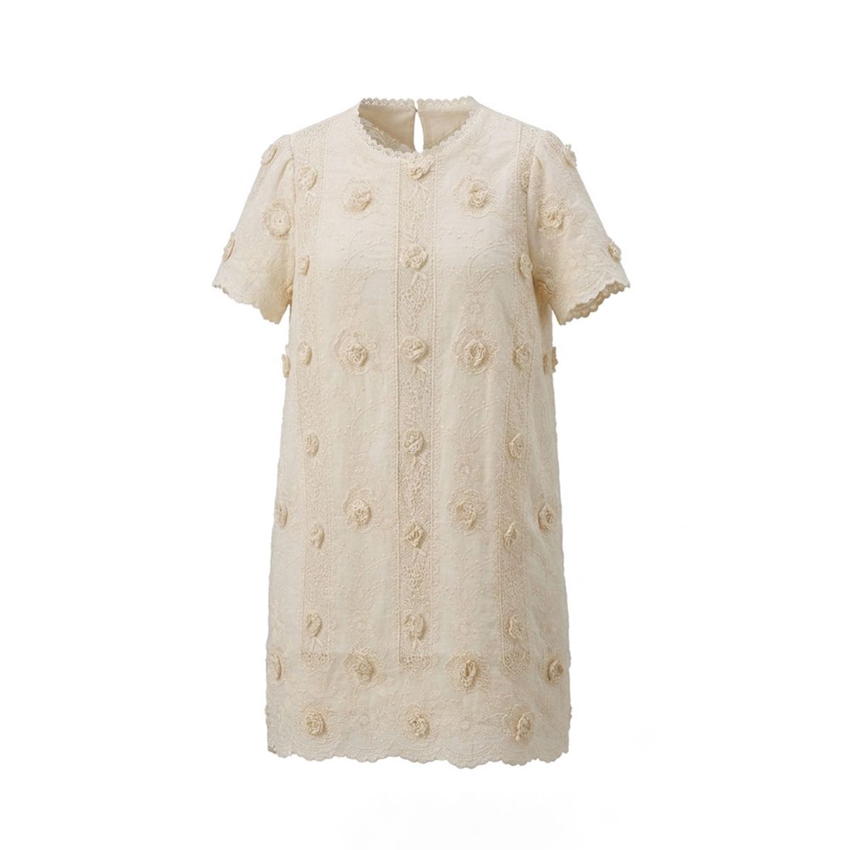 던드롭(DUNDROP) DD_Flower embroidery dress