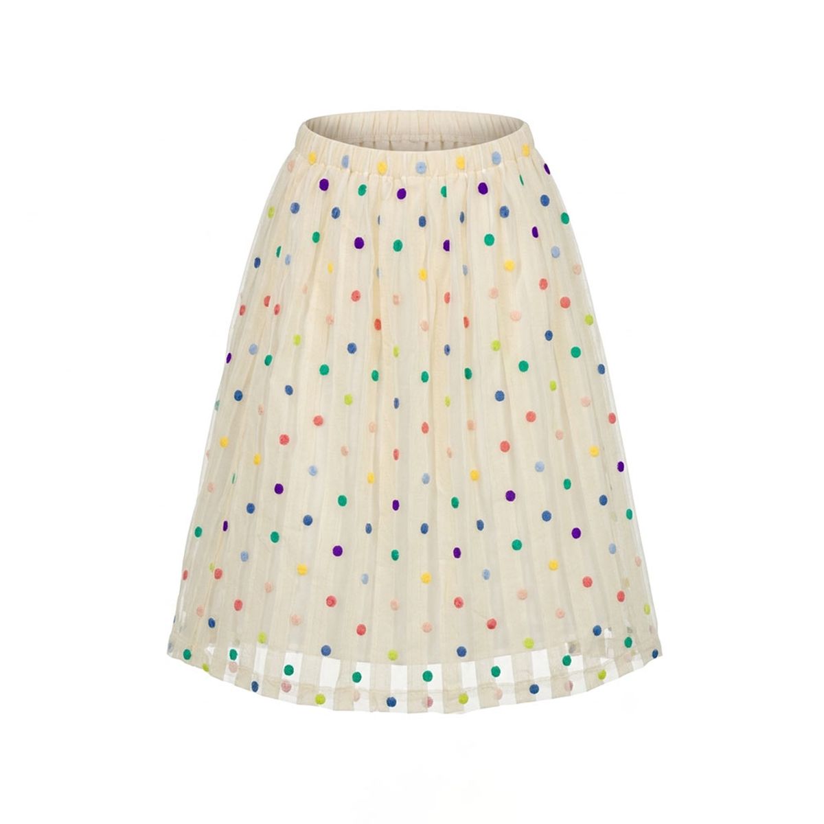 던드롭(DUNDROP) DD_Color polka dot skirt