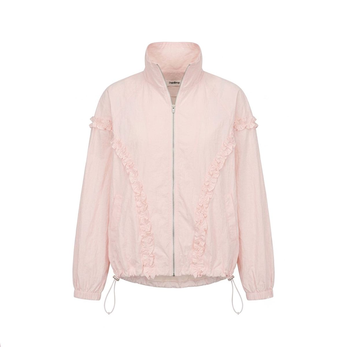 던드롭(DUNDROP) DD_Ruffle zip up jacket