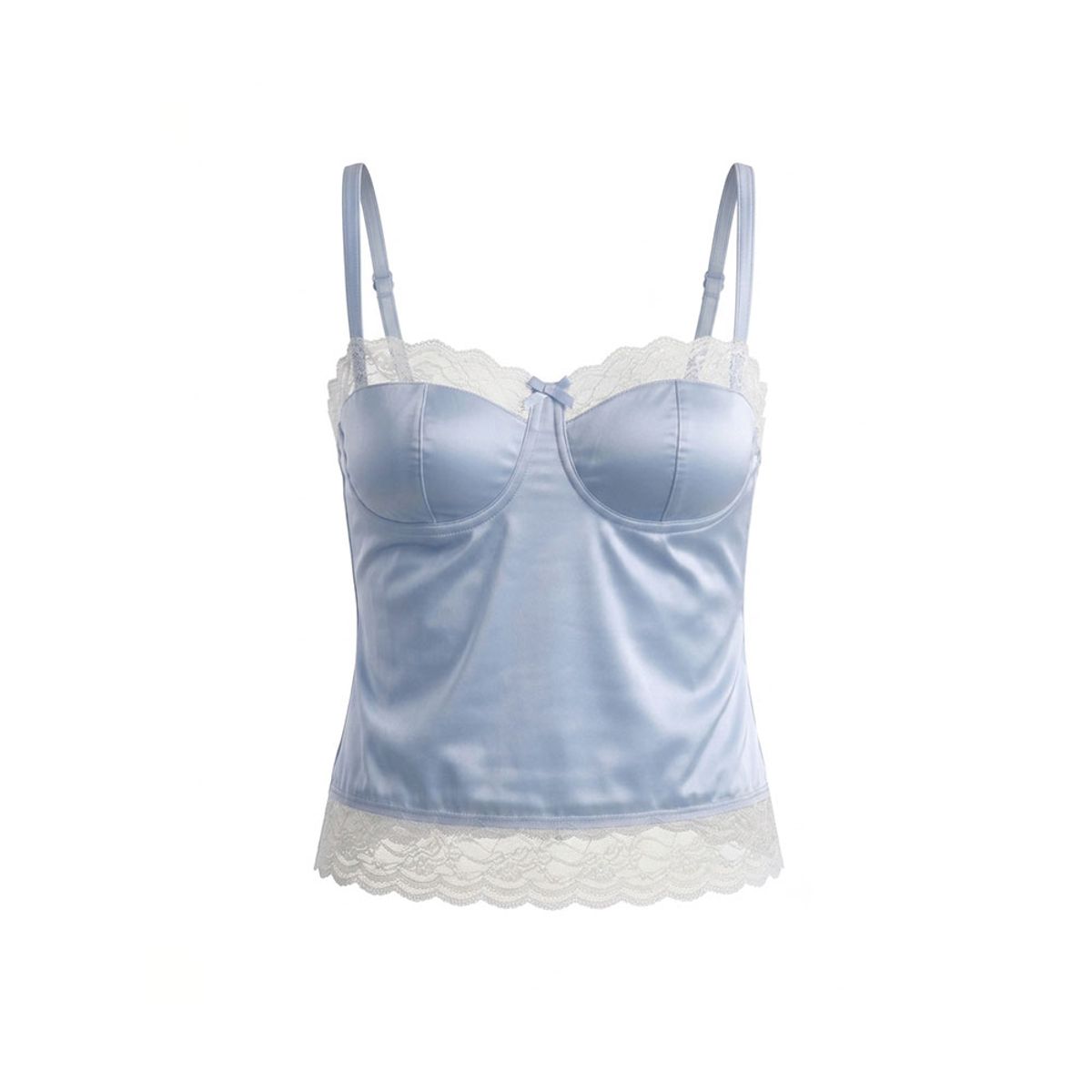 던드롭(DUNDROP) DD_Lace satin camisole