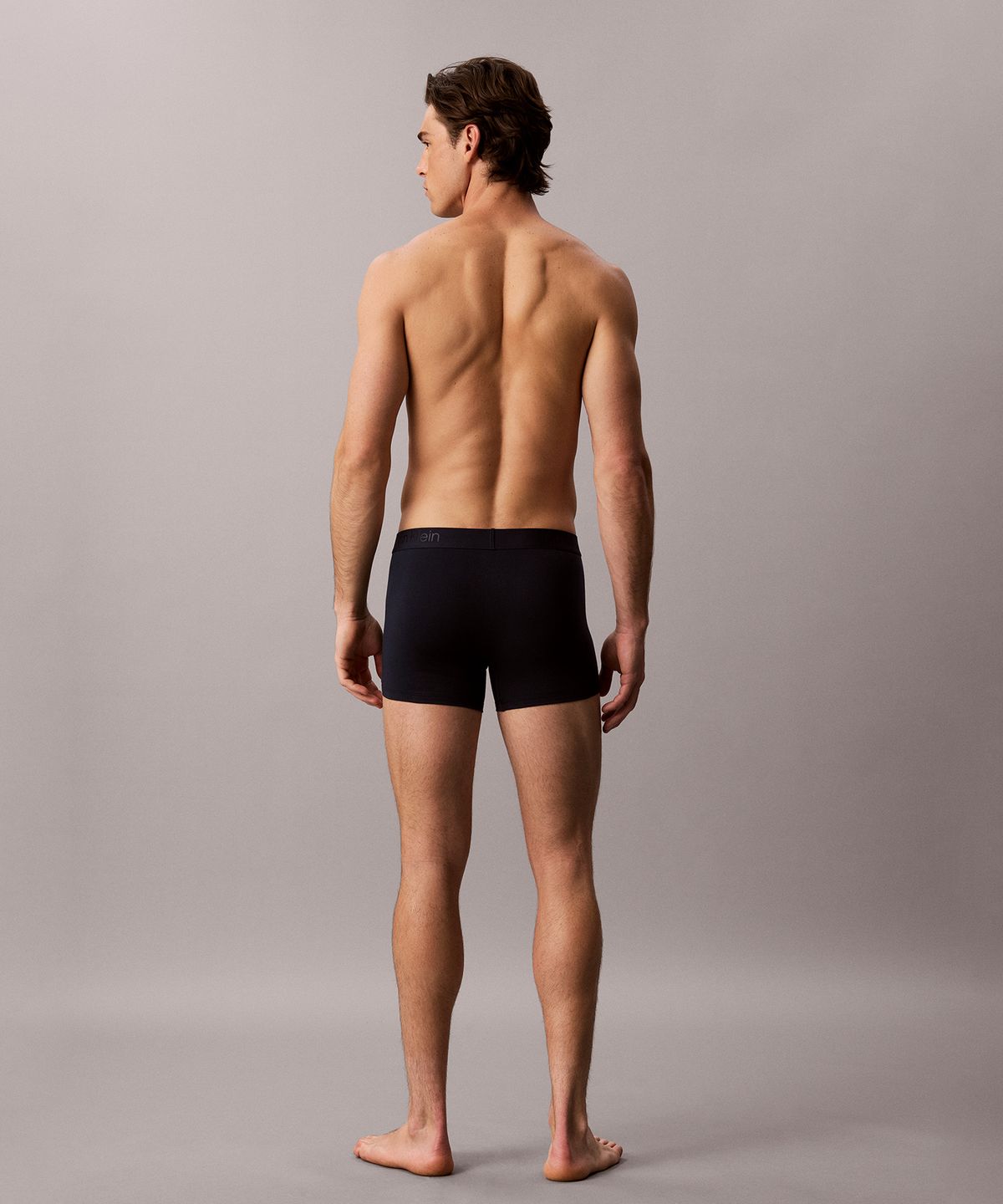 캘빈클라인 언더웨어(CALVIN KLEIN UNDERWEAR) 남성 CK 블랙 코튼 스트레치 트렁크_NB4647CEF