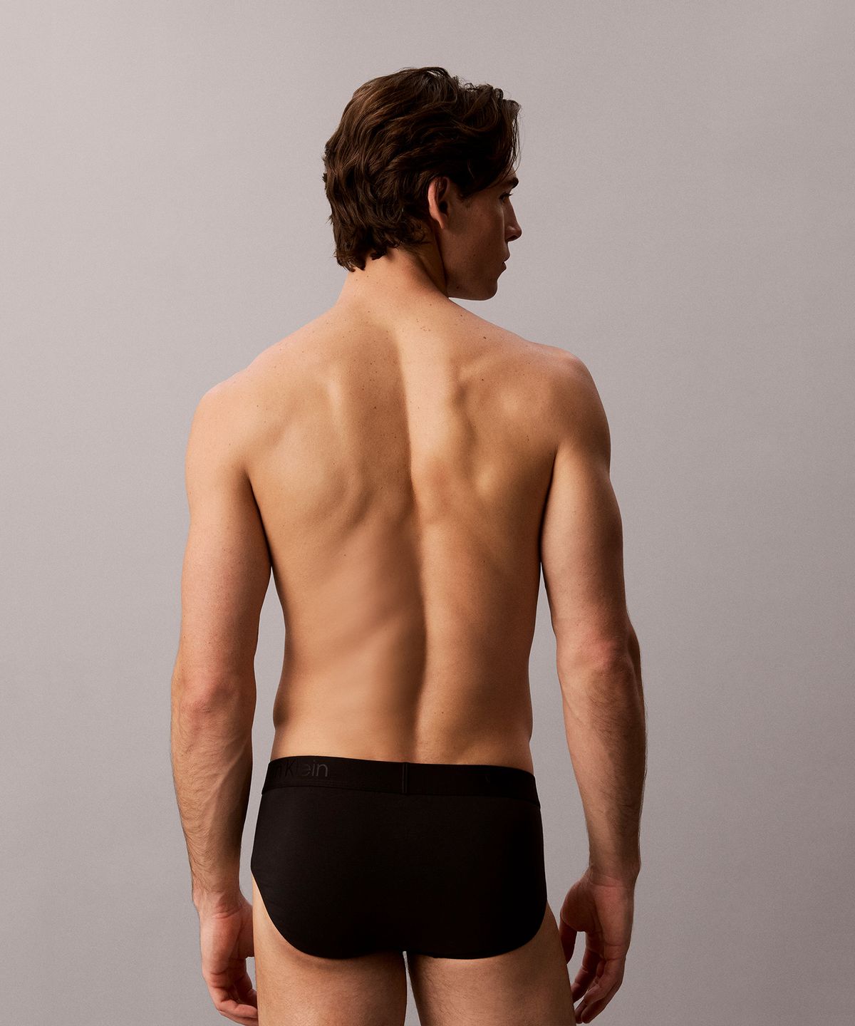 캘빈클라인 언더웨어(CALVIN KLEIN UNDERWEAR) 남성 CK 블랙 코튼 스트레치 힙브리프_NB4646UB1