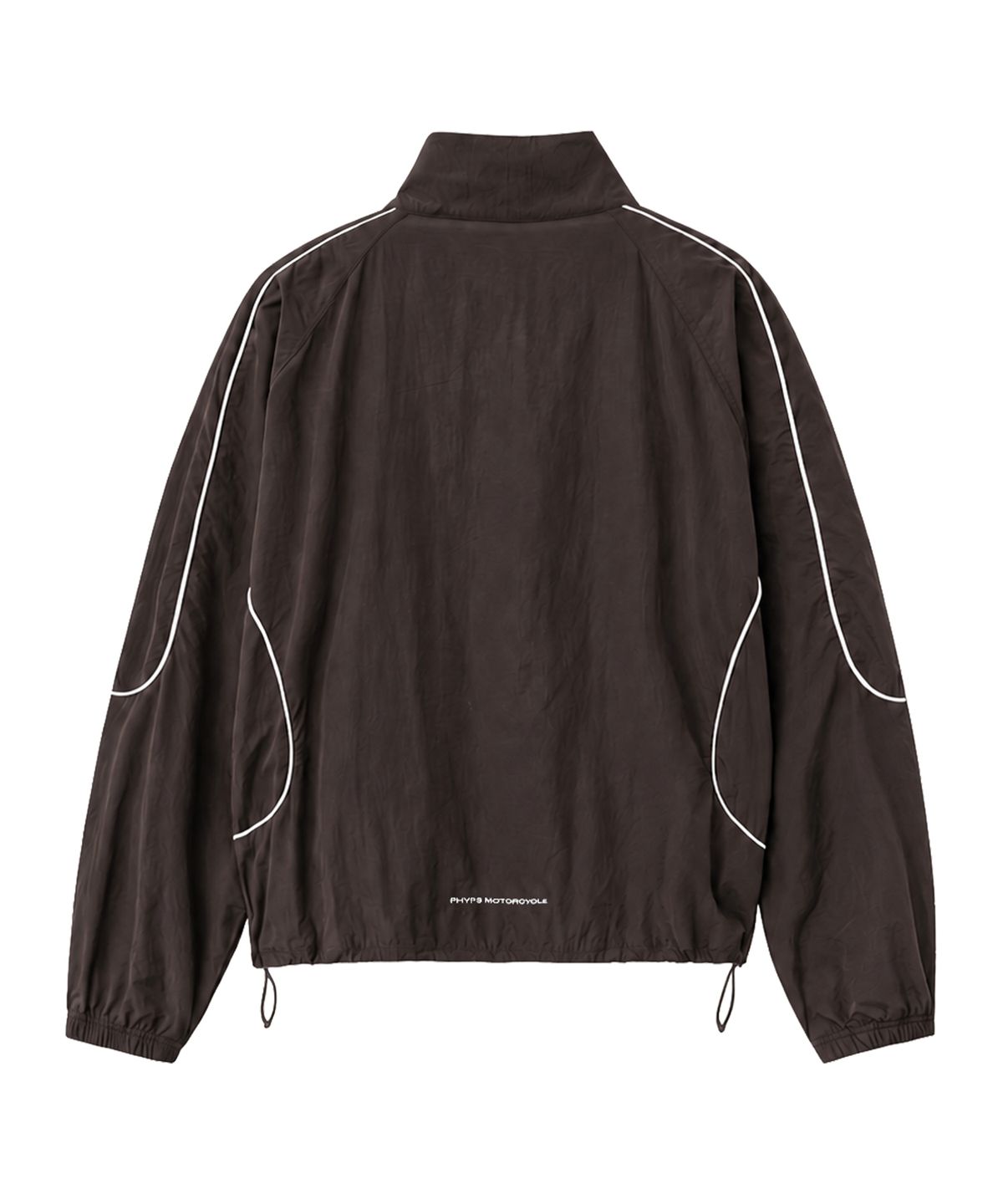 핍스 모터사이클(PHYPS MOTORCYCLE) Basic Logo Nylon Track Jacket Burgundy