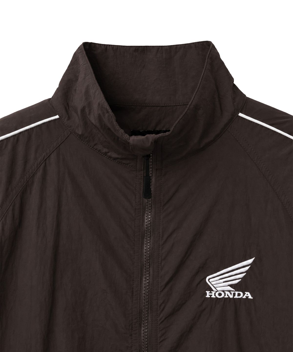 핍스 모터사이클(PHYPS MOTORCYCLE) Basic Logo Nylon Track Jacket Burgundy