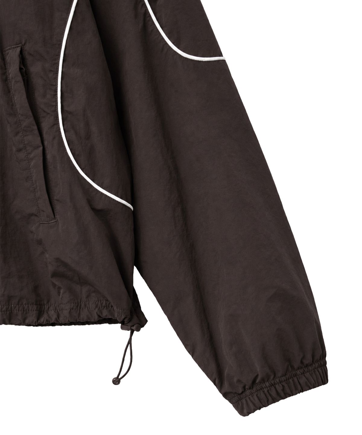 핍스 모터사이클(PHYPS MOTORCYCLE) Basic Logo Nylon Track Jacket Burgundy