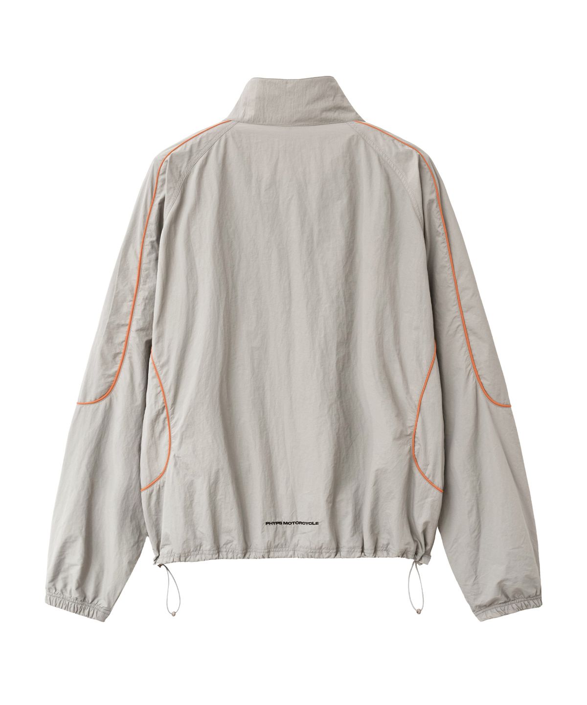 핍스 모터사이클(PHYPS MOTORCYCLE) Basic Logo Nylon Track Jacket Gray