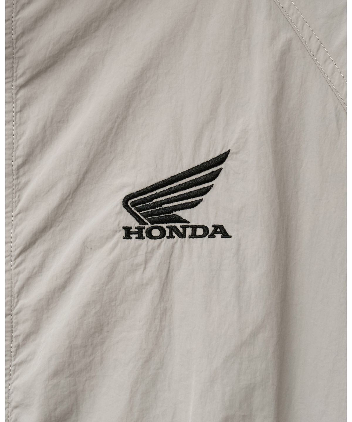 핍스 모터사이클(PHYPS MOTORCYCLE) Basic Logo Nylon Track Jacket Gray