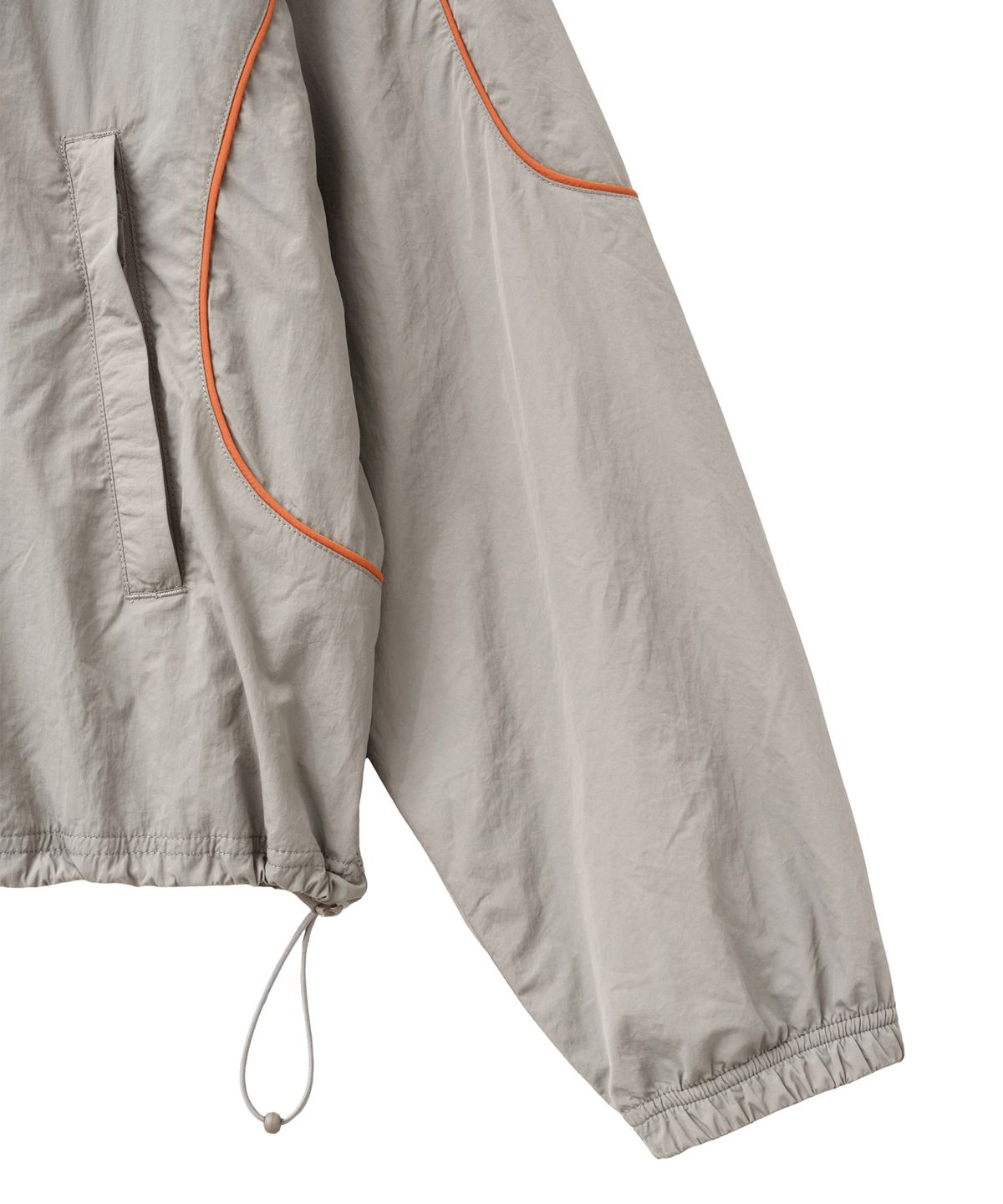 핍스 모터사이클(PHYPS MOTORCYCLE) Basic Logo Nylon Track Jacket Gray