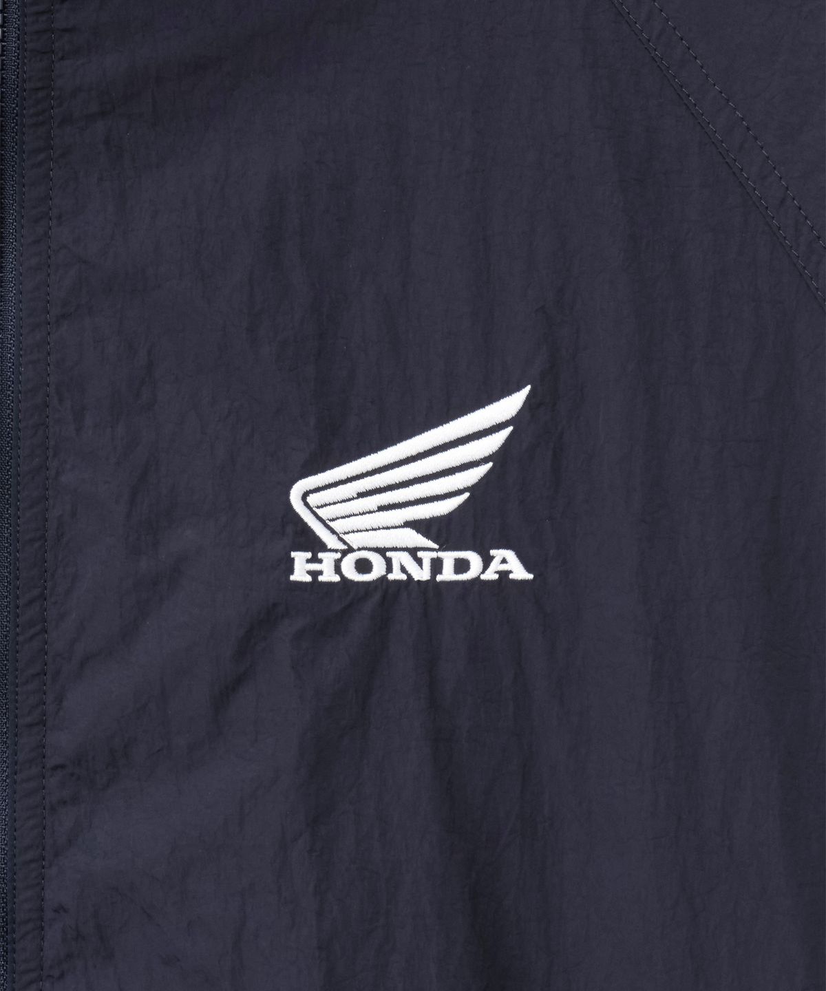 핍스 모터사이클(PHYPS MOTORCYCLE) Basic Logo Nylon Track Jacket Navy