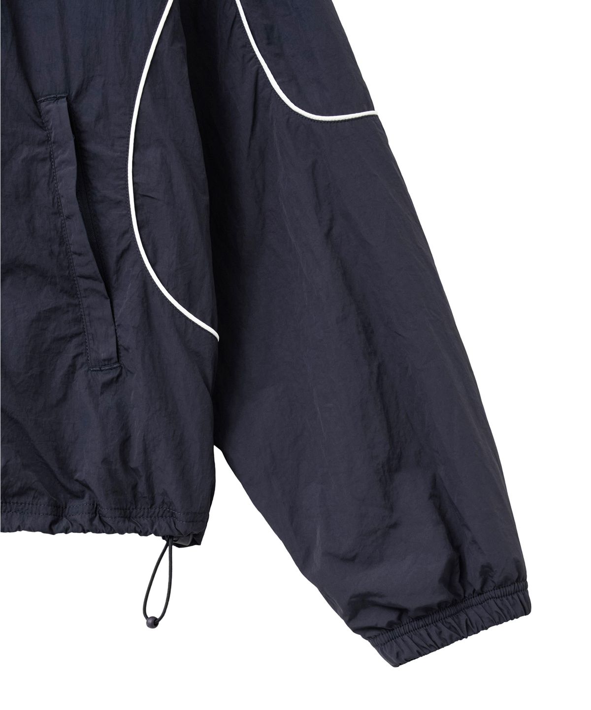 핍스 모터사이클(PHYPS MOTORCYCLE) Basic Logo Nylon Track Jacket Navy