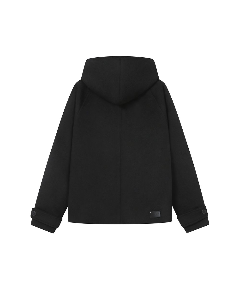 미세키서울(MISEKI SEOUL) Hoodie double button coat BLACK - 사이즈
