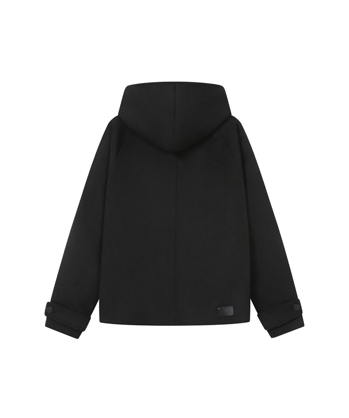 미세키서울(MISEKI SEOUL) Hoodie double button coat BLACK