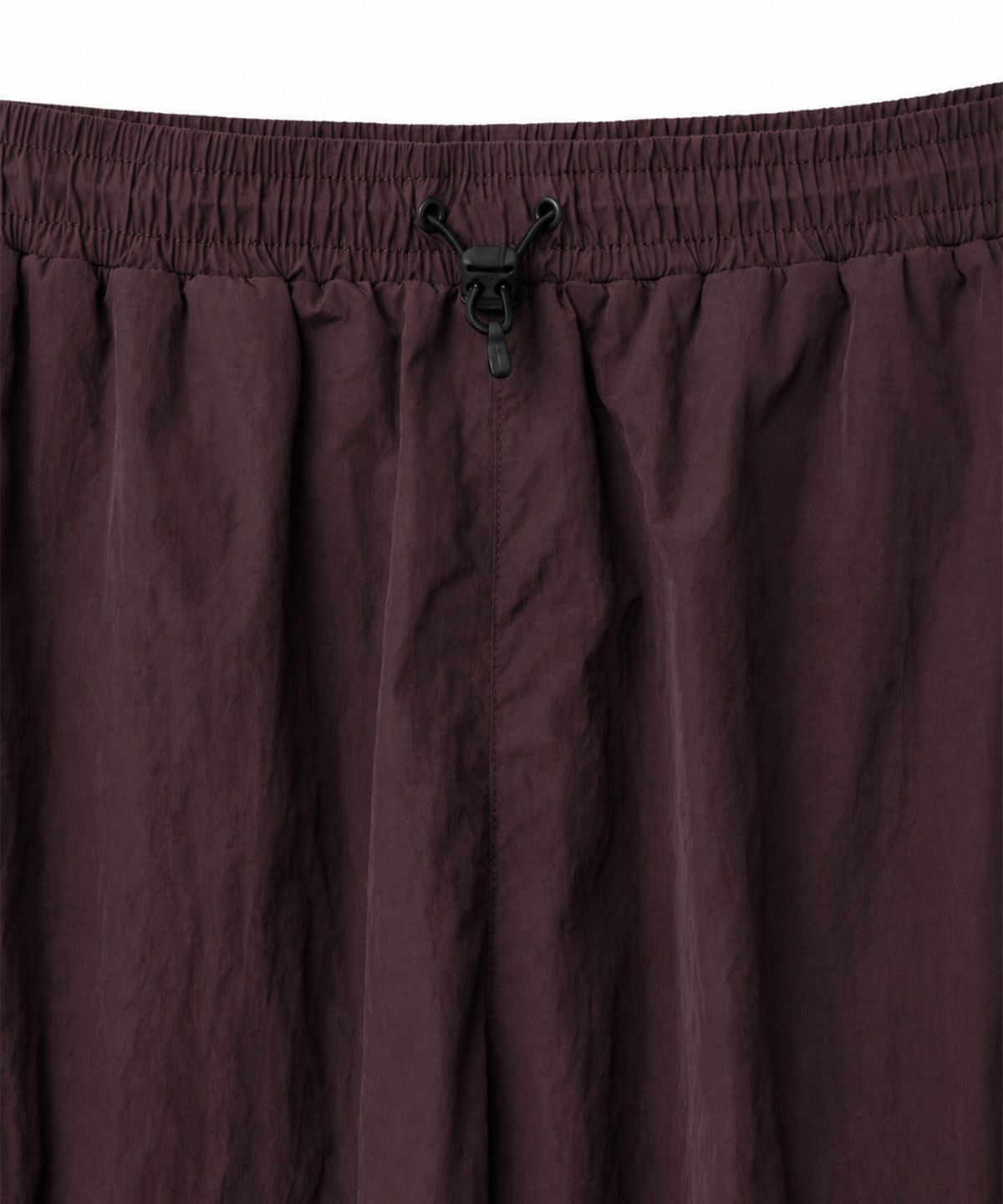 핍스 모터사이클(PHYPS MOTORCYCLE) [김간지 X 핍스 모터사이클] Basic Logo Nylon Track Pants Burgundy