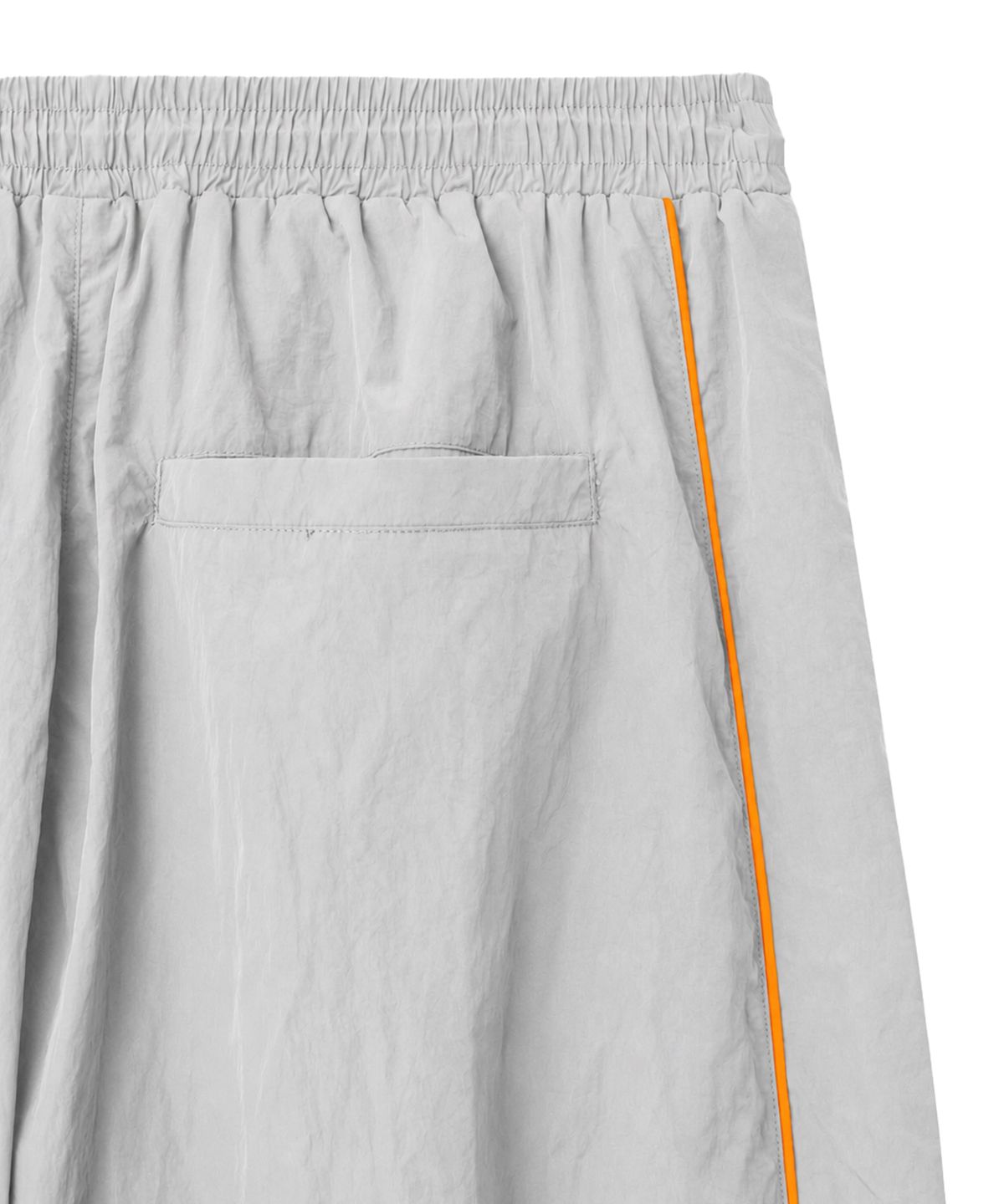 핍스 모터사이클(PHYPS MOTORCYCLE) [김간지 X 핍스 모터사이클] Basic Logo Nylon Track Pants Gray