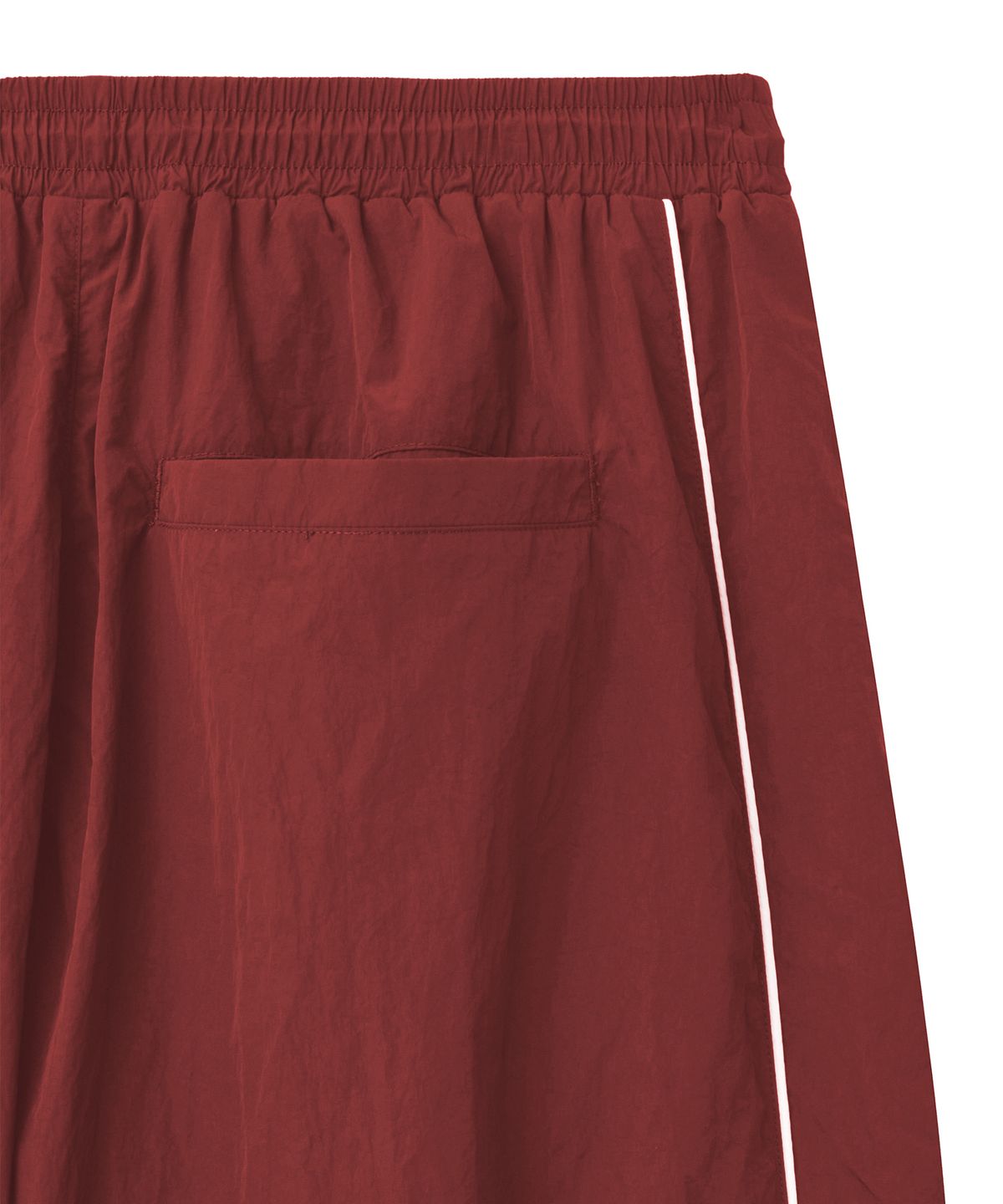 핍스 모터사이클(PHYPS MOTORCYCLE) [김간지 X 핍스 모터사이클] Basic Logo Nylon Track Pants Red