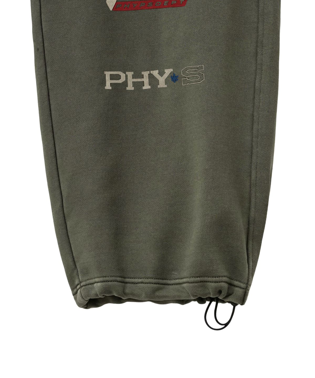 핍스 모터사이클(PHYPS MOTORCYCLE) Pigment Logo Artwork Sweat Pants Khaki